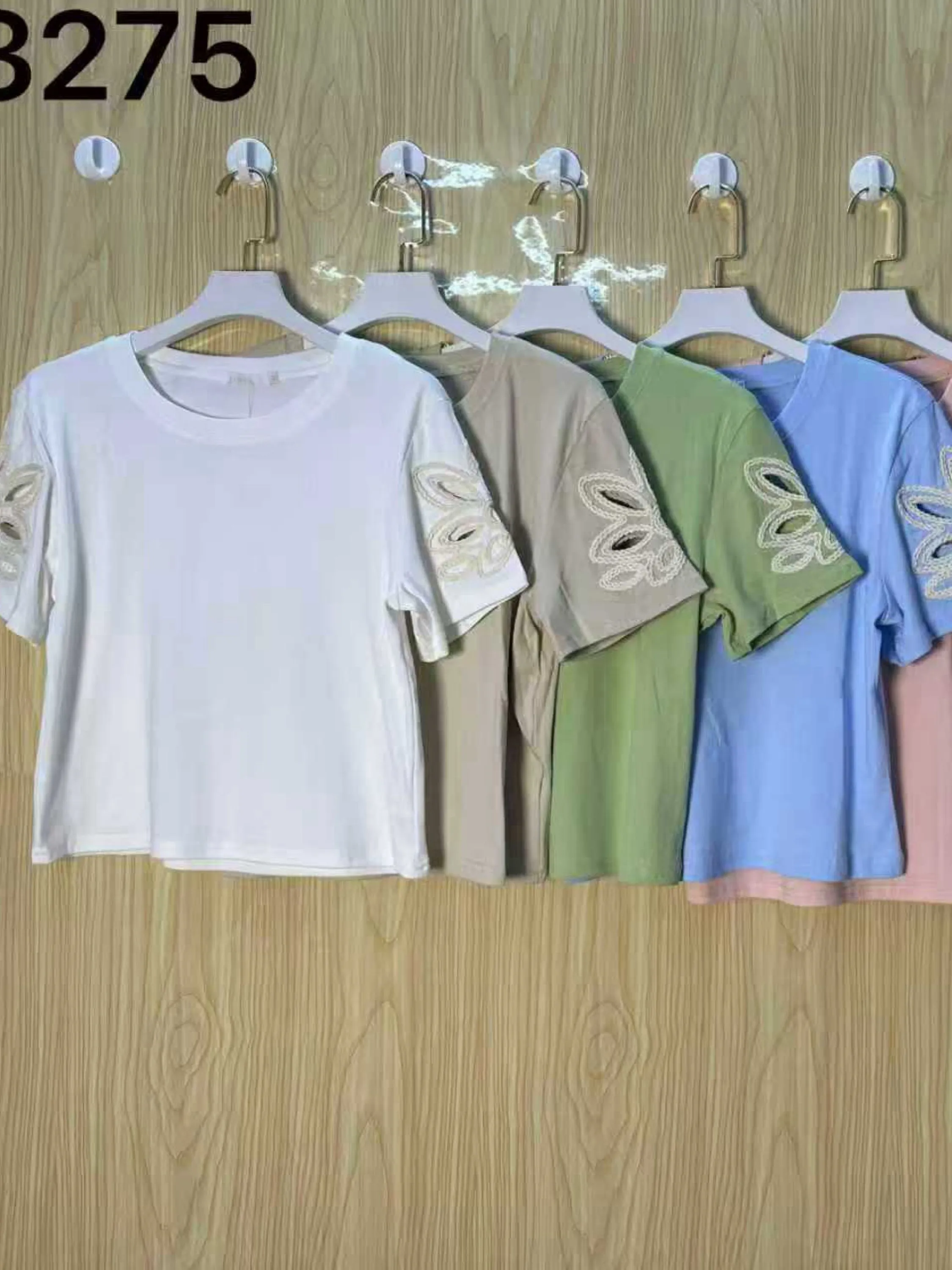 Blusa de cropped algodão com bordado importado pedro ji