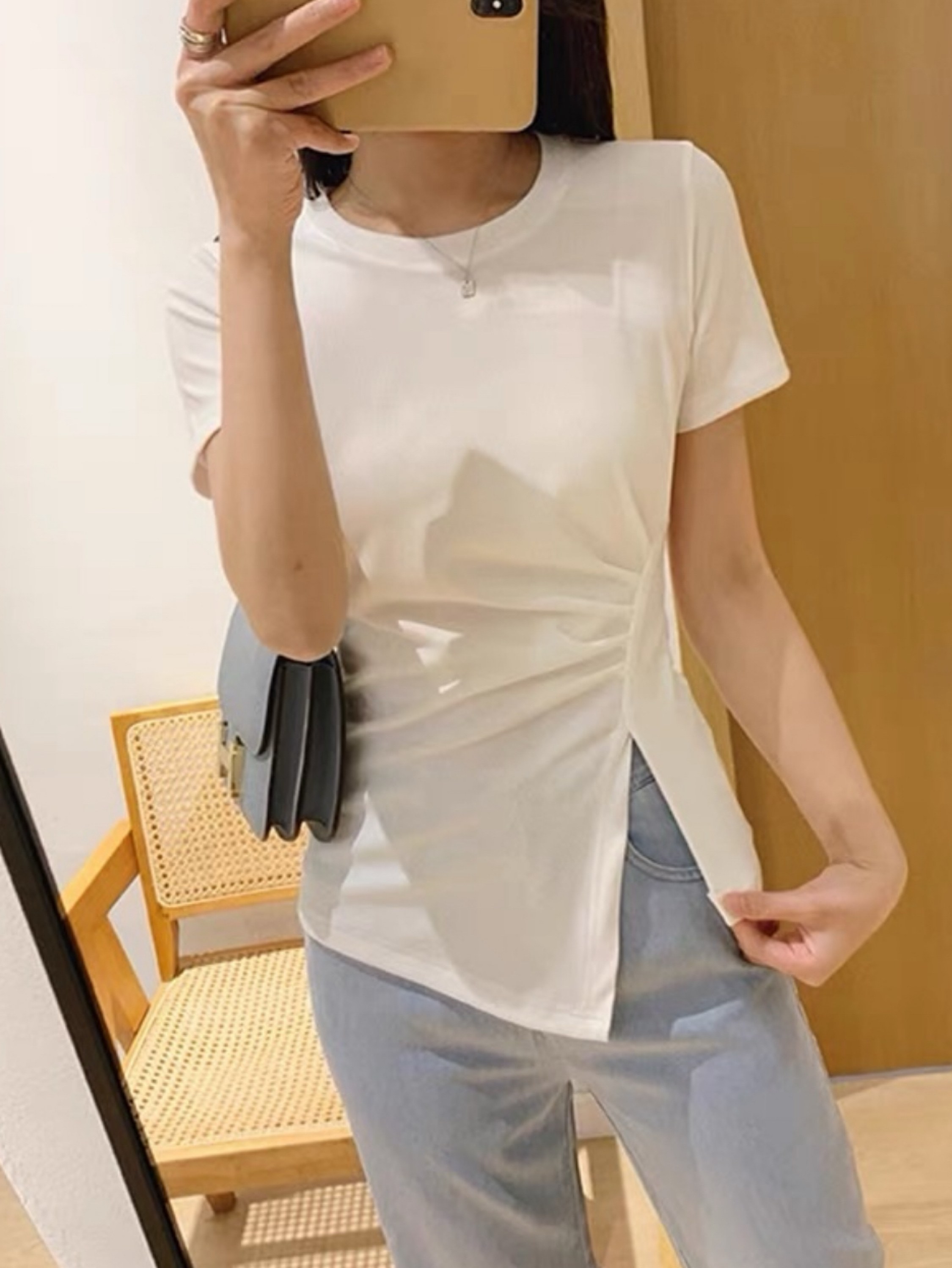 Blusa de algodão importado pedro ji