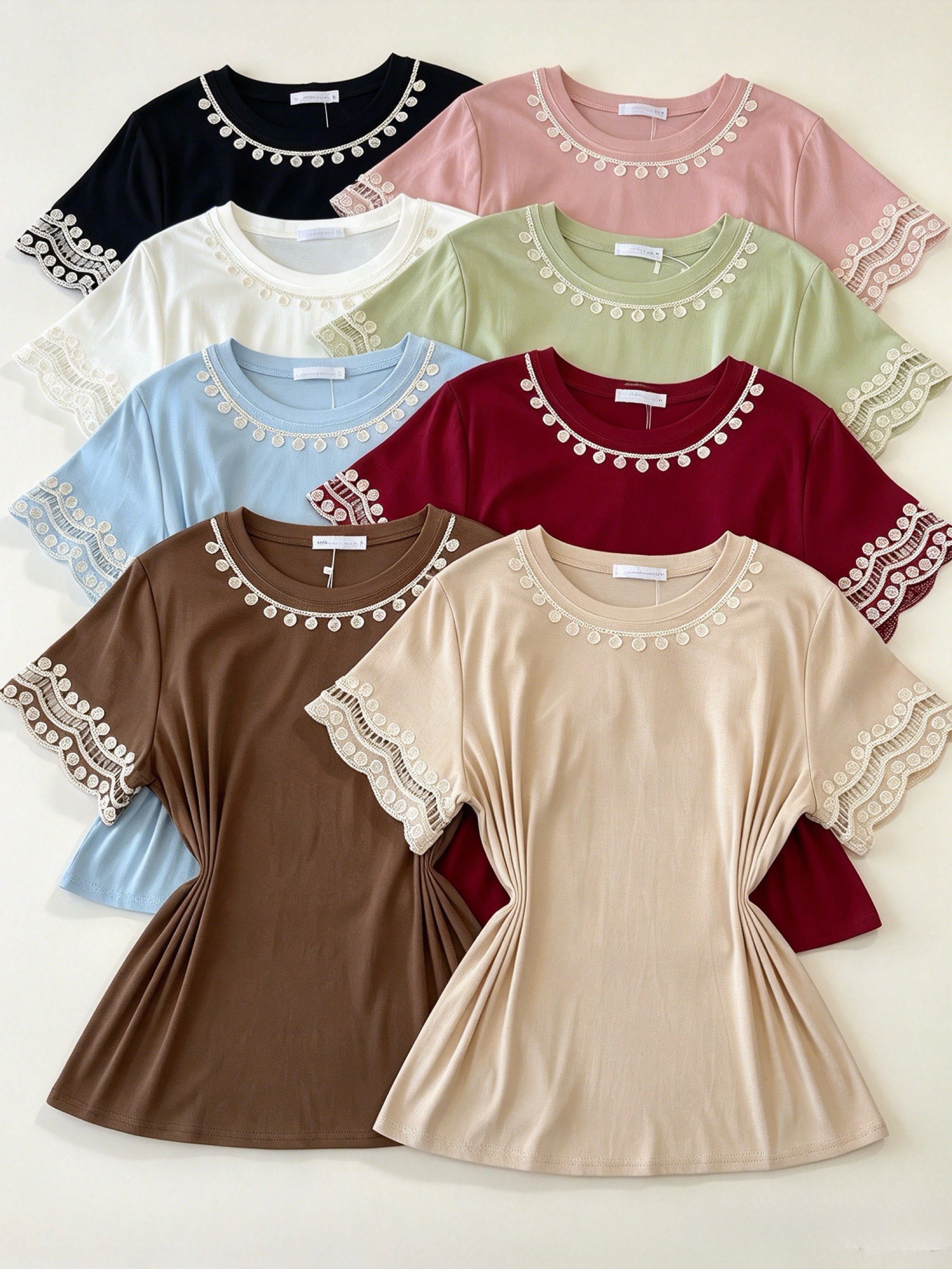 Blusa de algodão com bordado (plus)importado Pedro ji