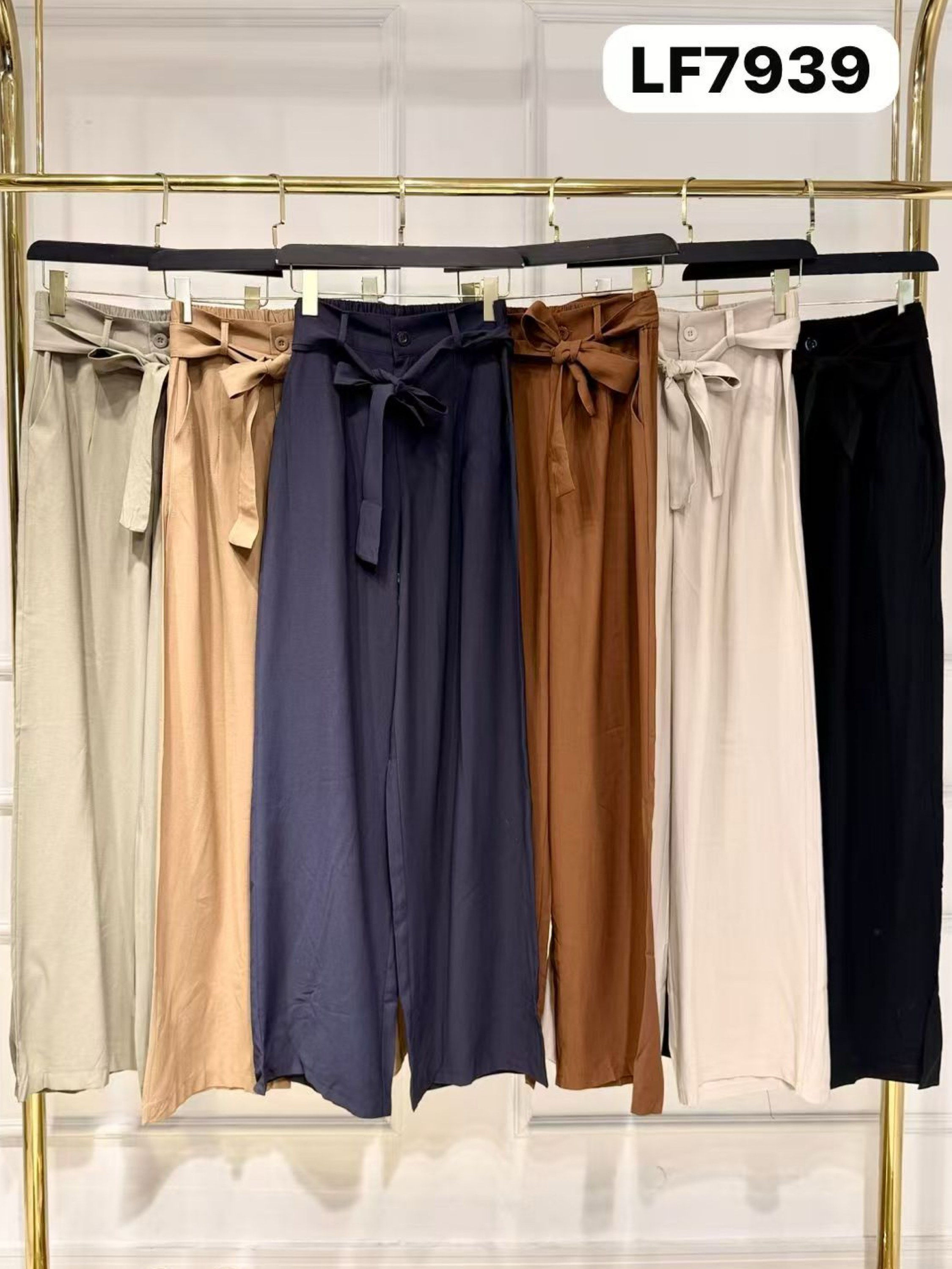 Calça de marrant com cinto importado pedro ji