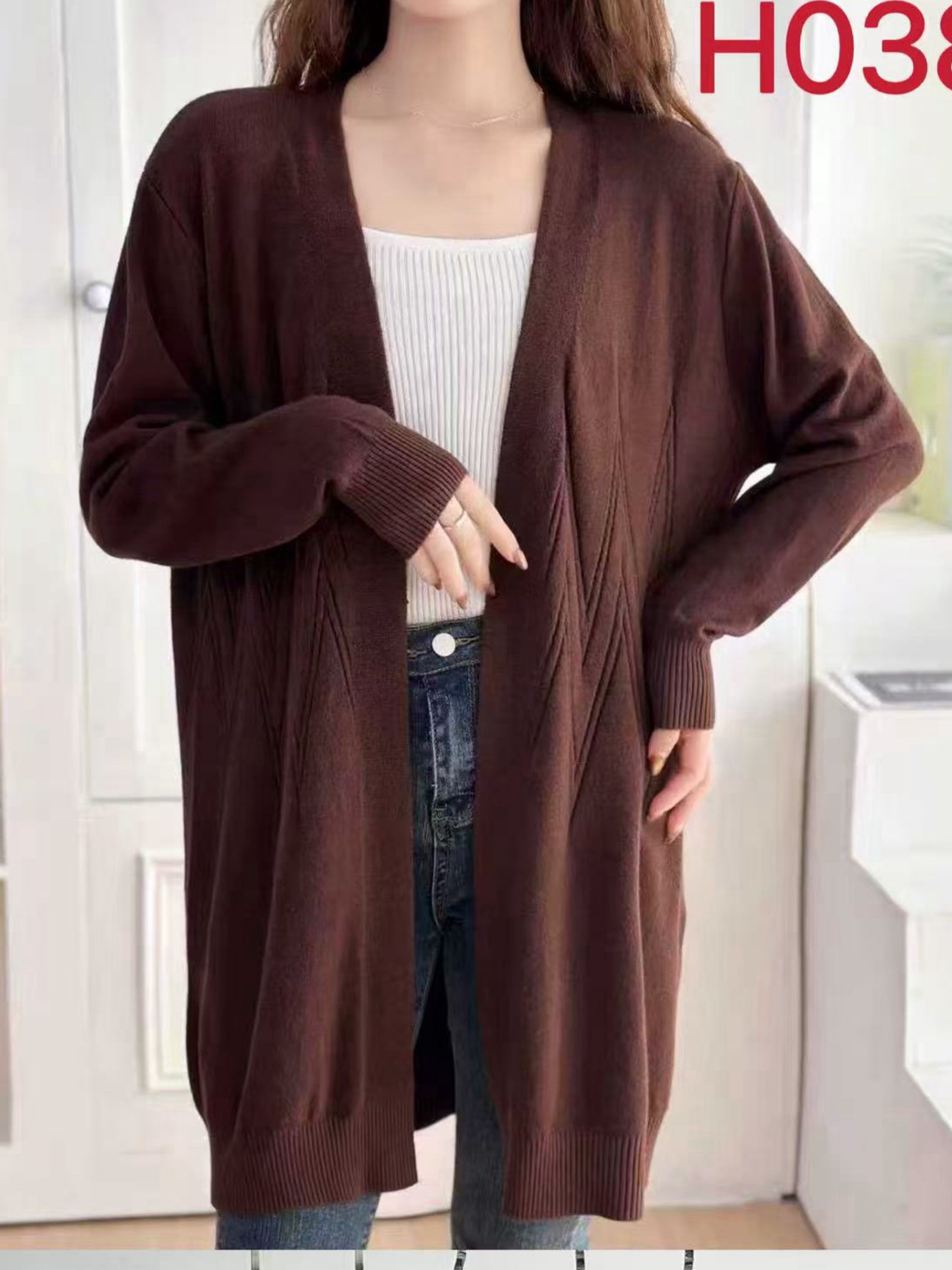 Cardigan de modal importado pedro ji