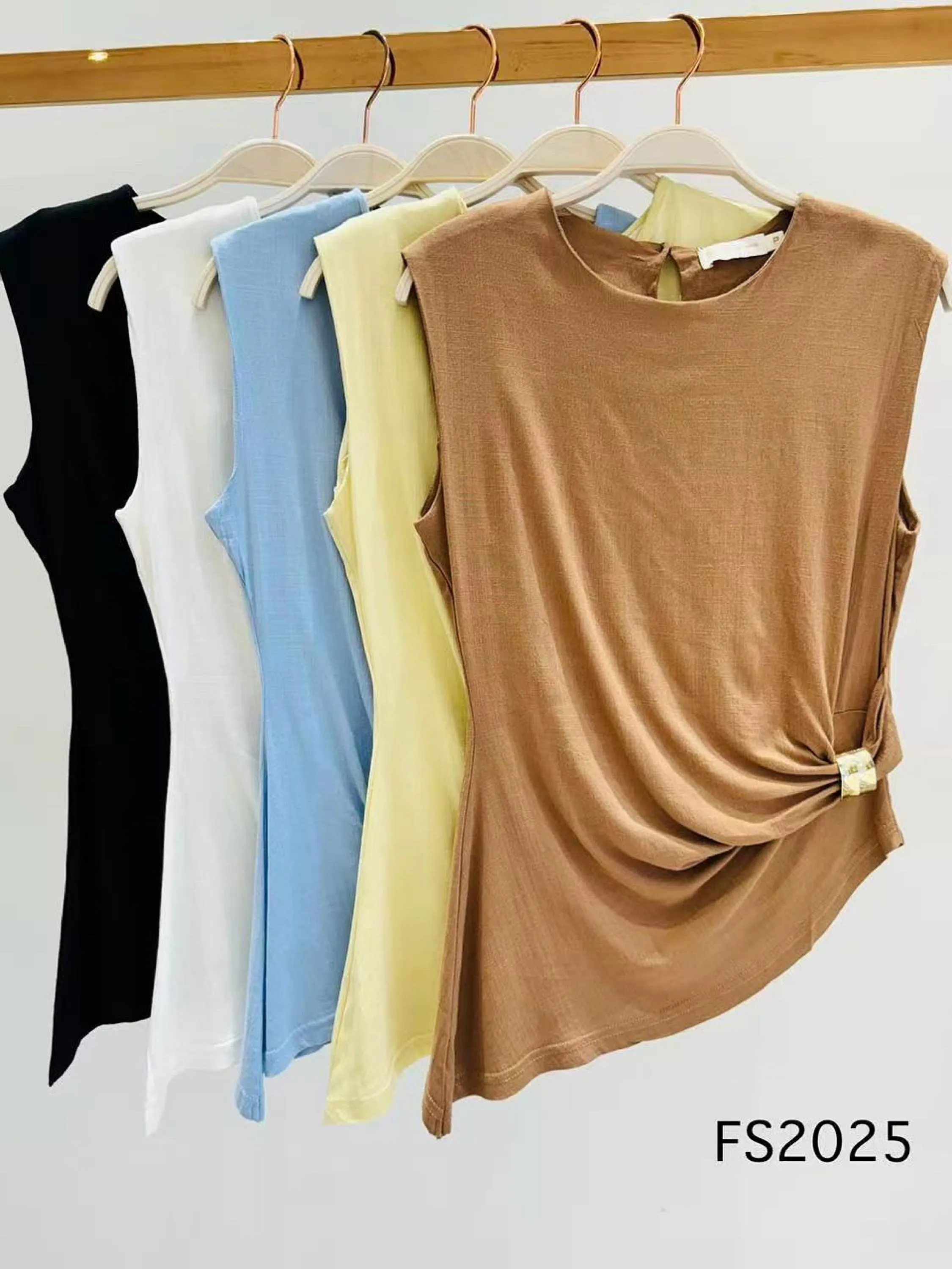 Blusa de linho com elastano importado pedro ji