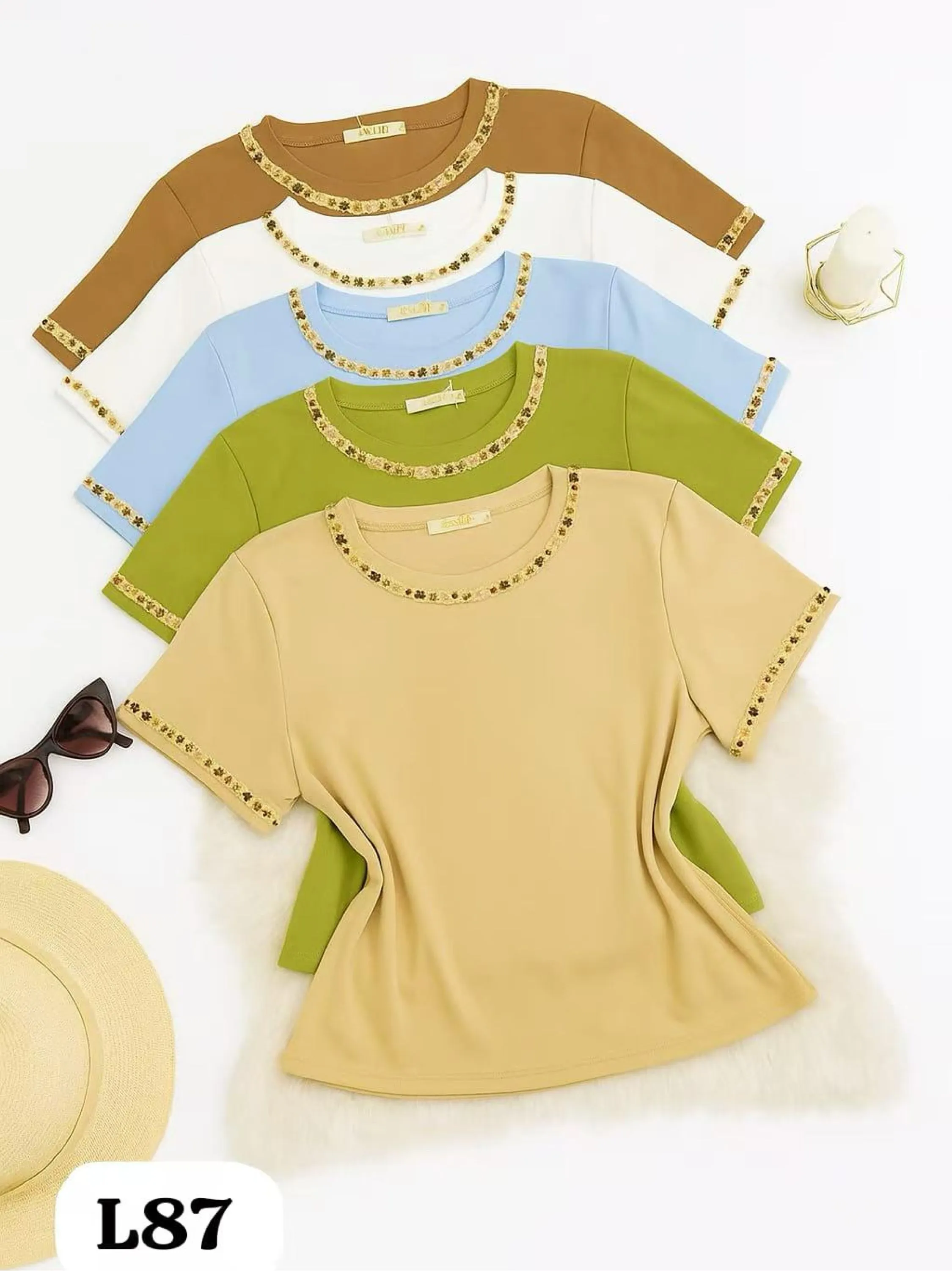 Blusa de cropped com bordado importado pedro ji