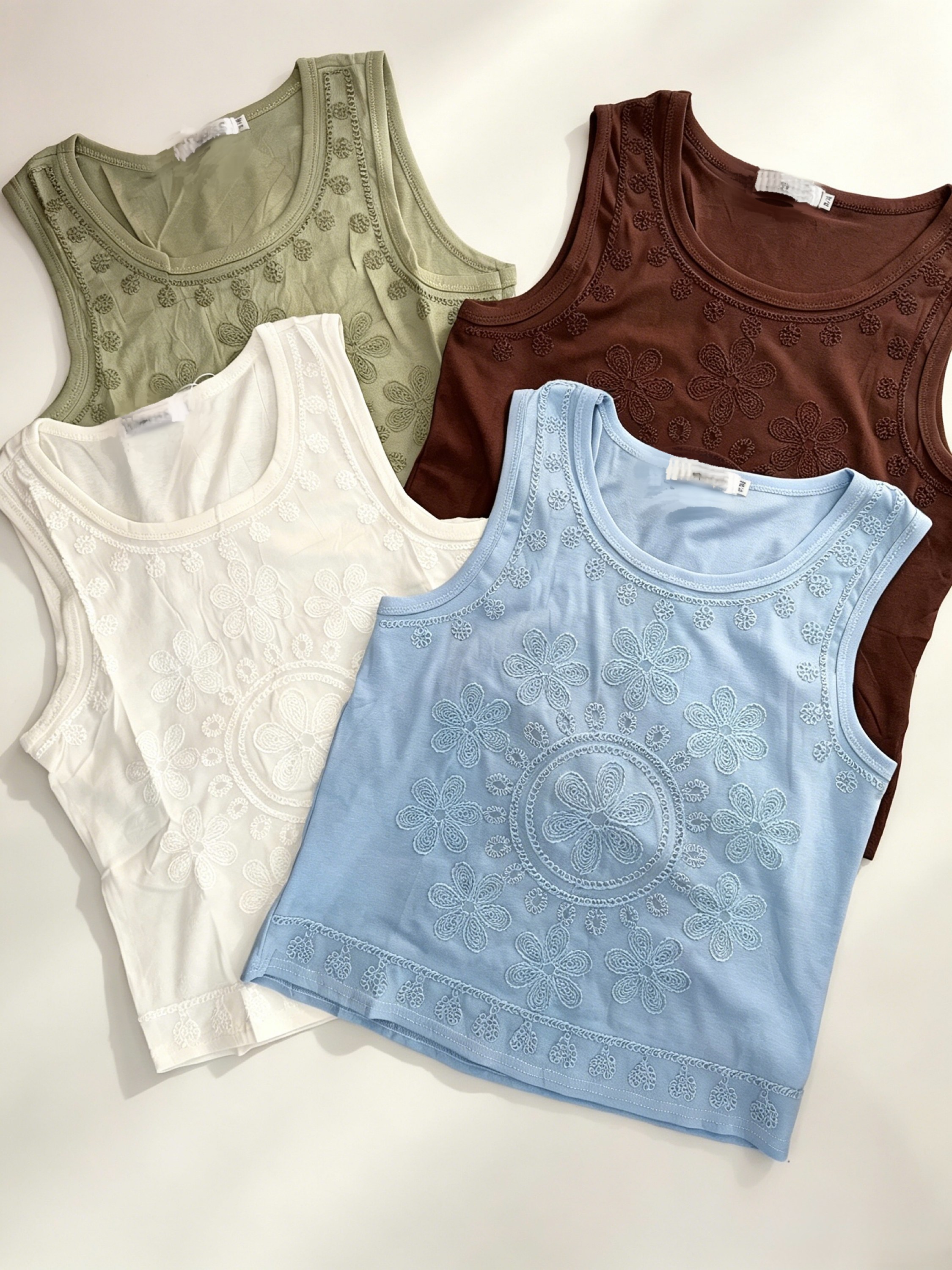 Blusa de algodão com bordado importado Pedro ji