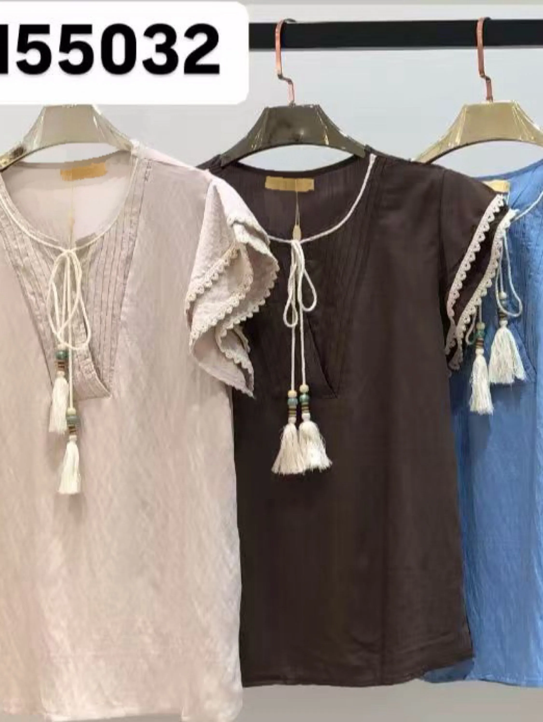 Blusa com bordado importado pedro ji