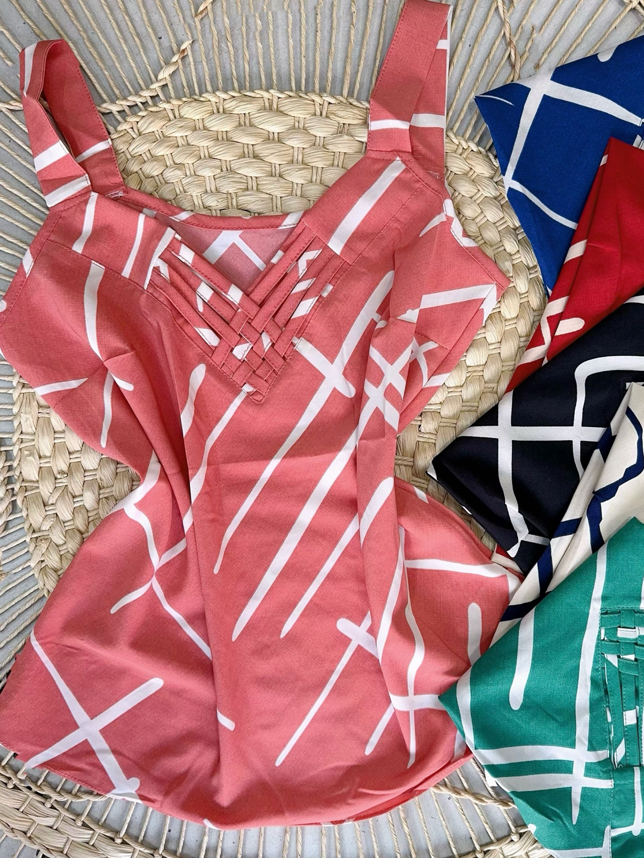 Regata de crepinho estampado pedro ji