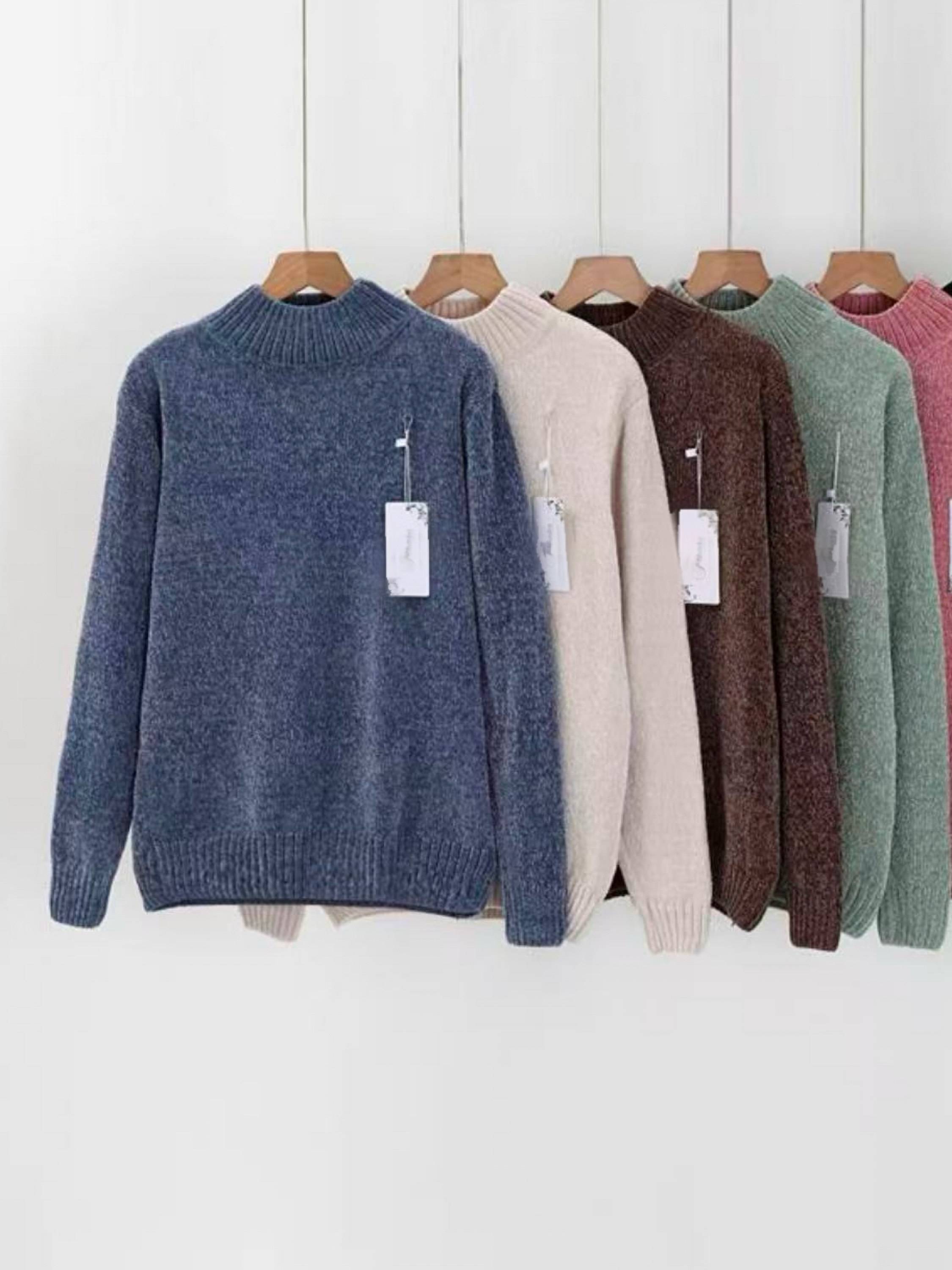 Blusa de chenile gola alta importado pedro ji