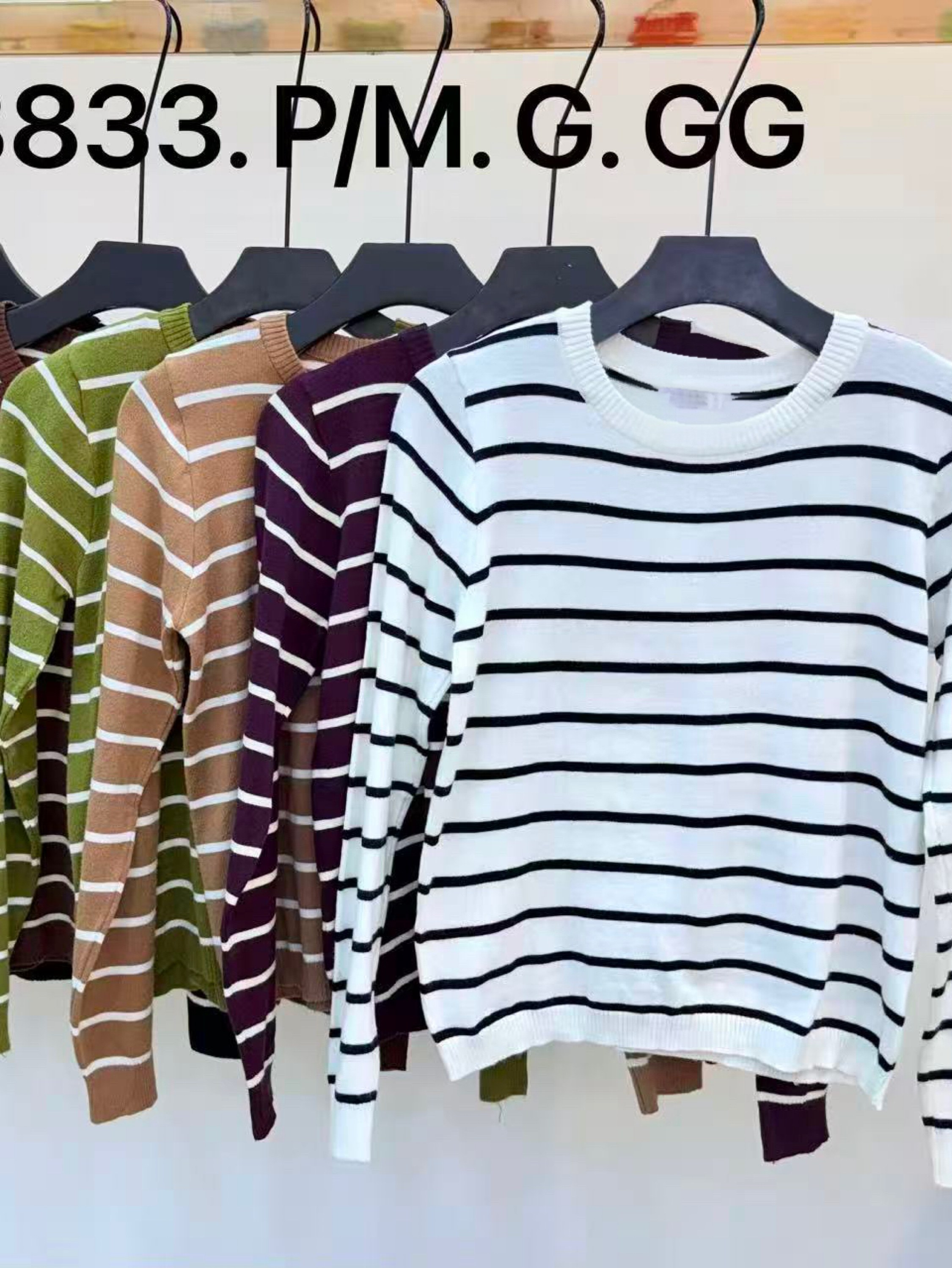 Blusa de listrada lãzinha importado pedro ji