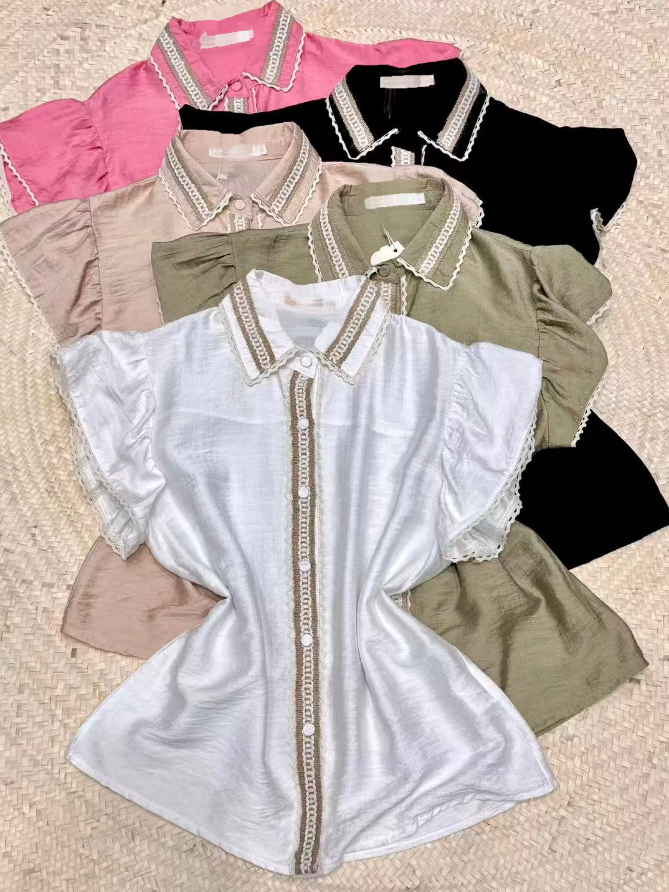 Blusa camisa com bordado importado pedro ji