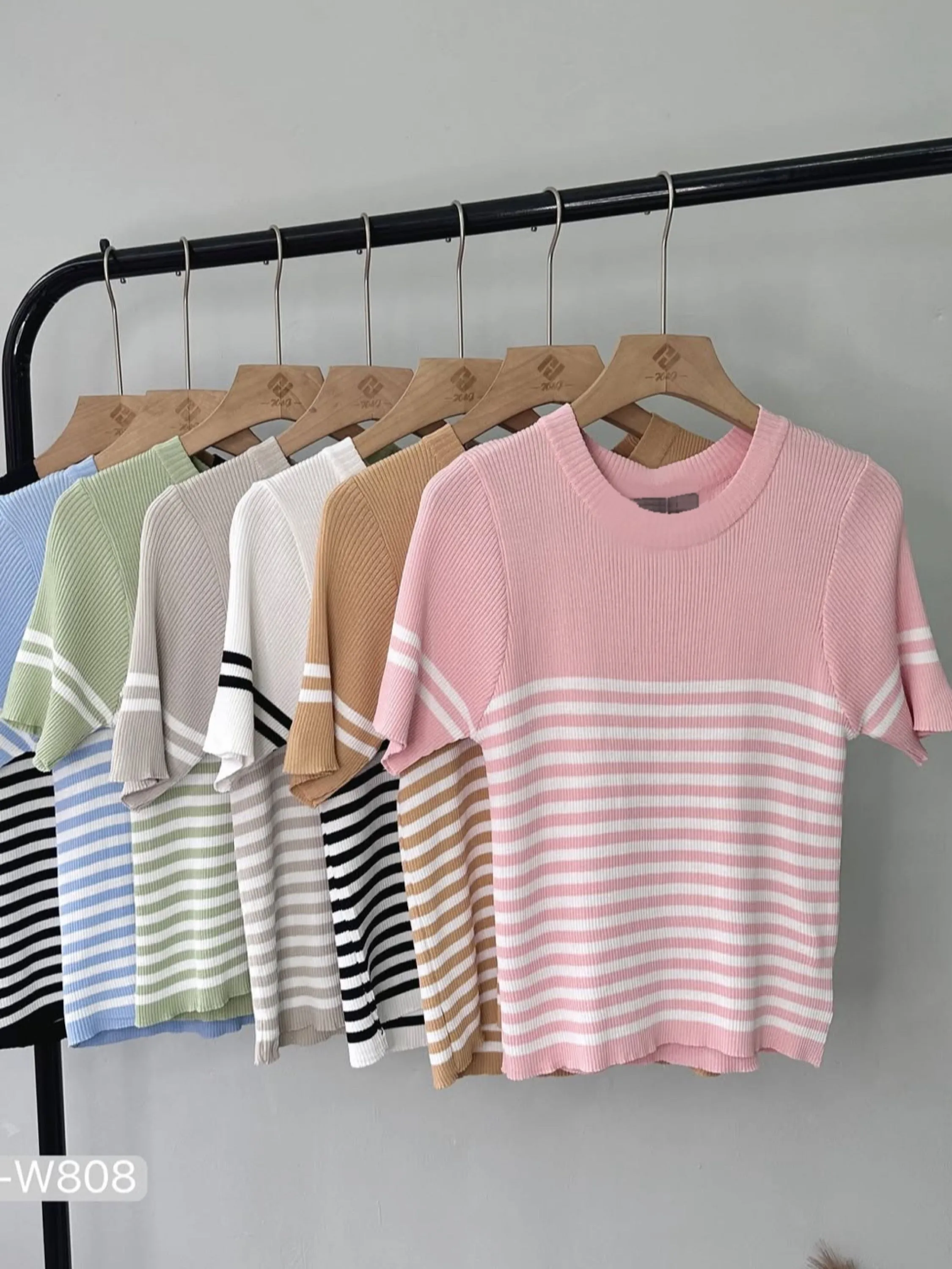 Blusa de modal fresquinho listrada importado pedro ji
