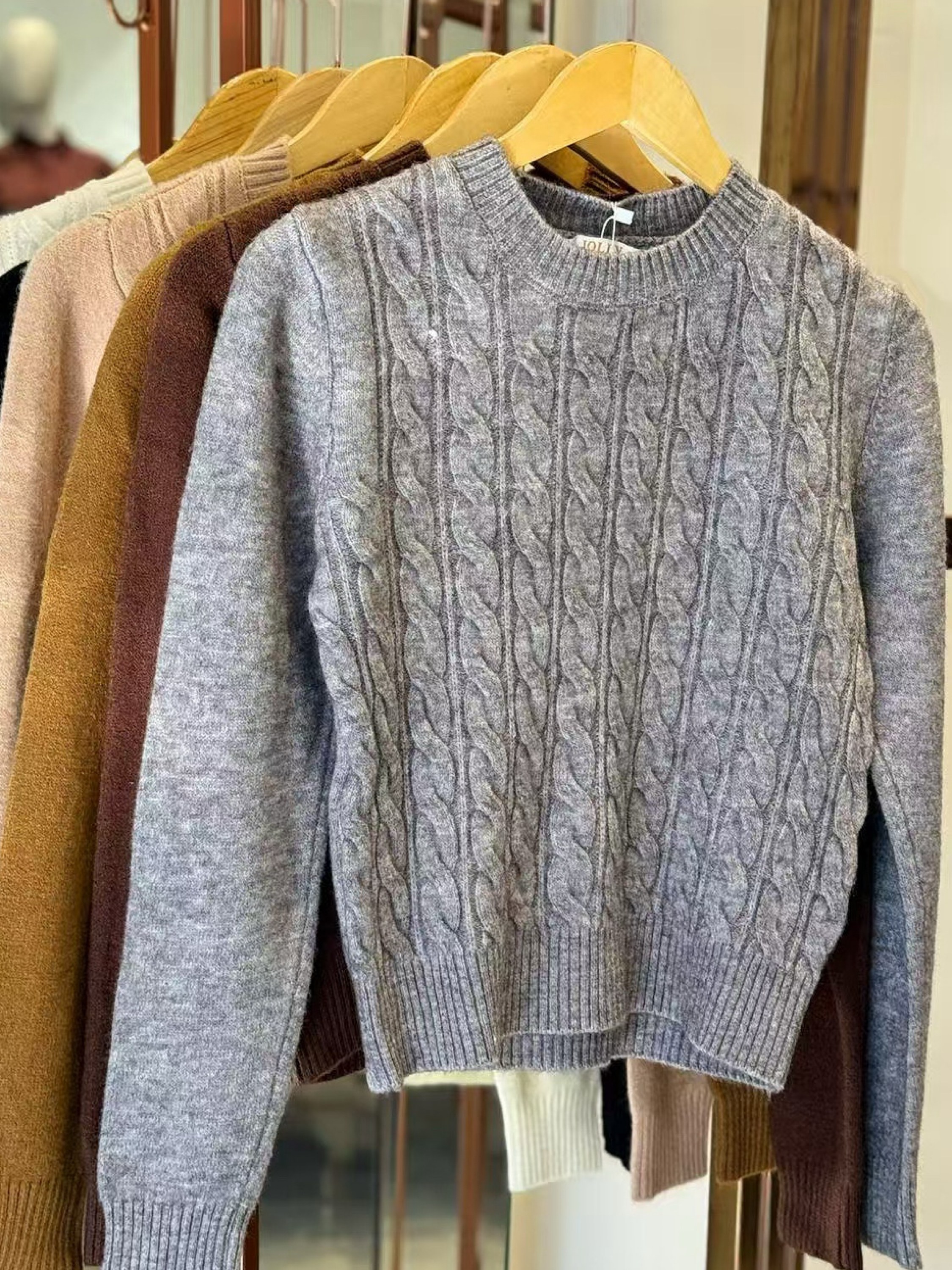 Blusa de lãzinha trança importado pedro ji