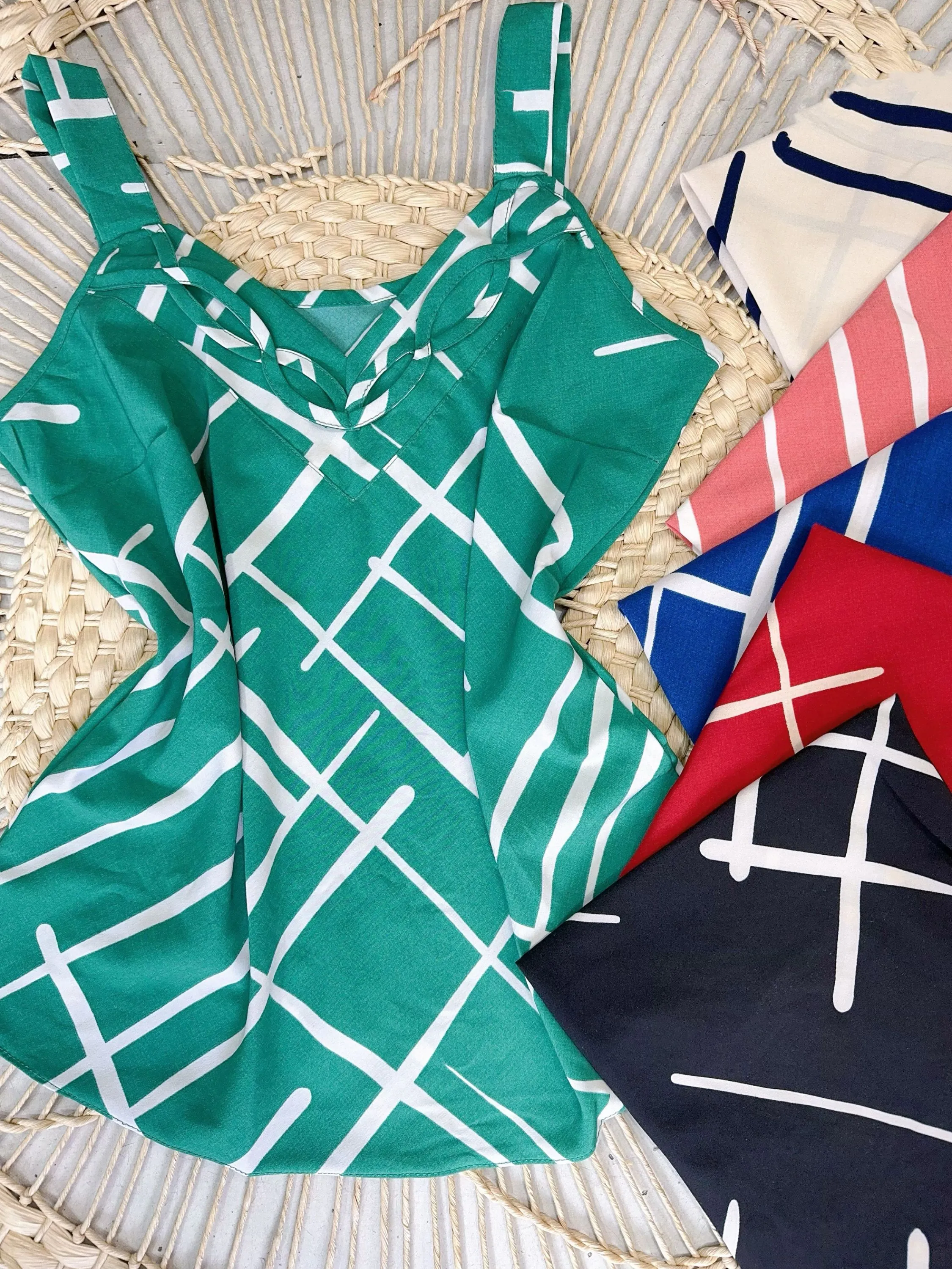 Regata de crepinho estampado pedro ji