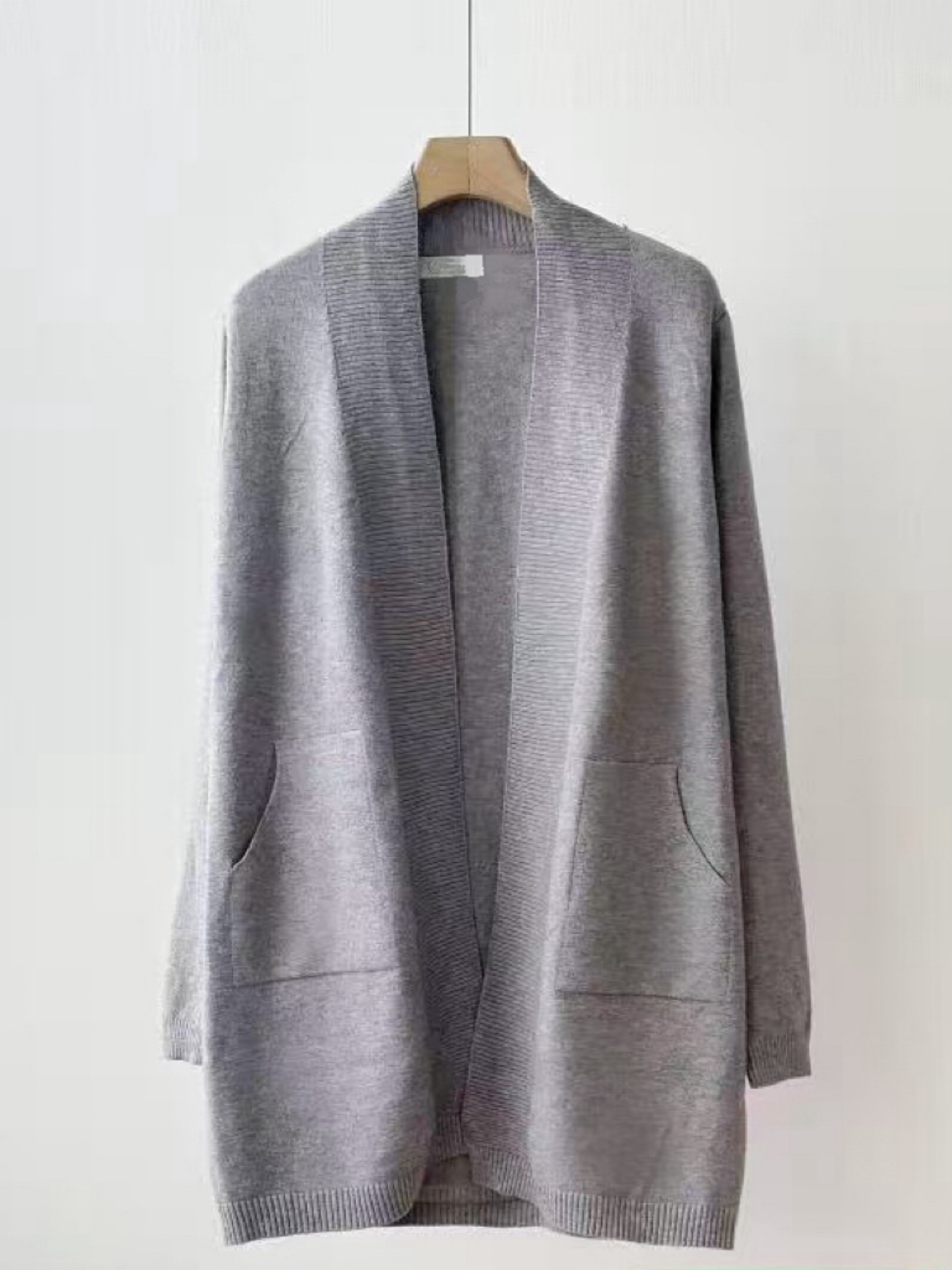 Cardigan de modal com bolso importado pedro ji