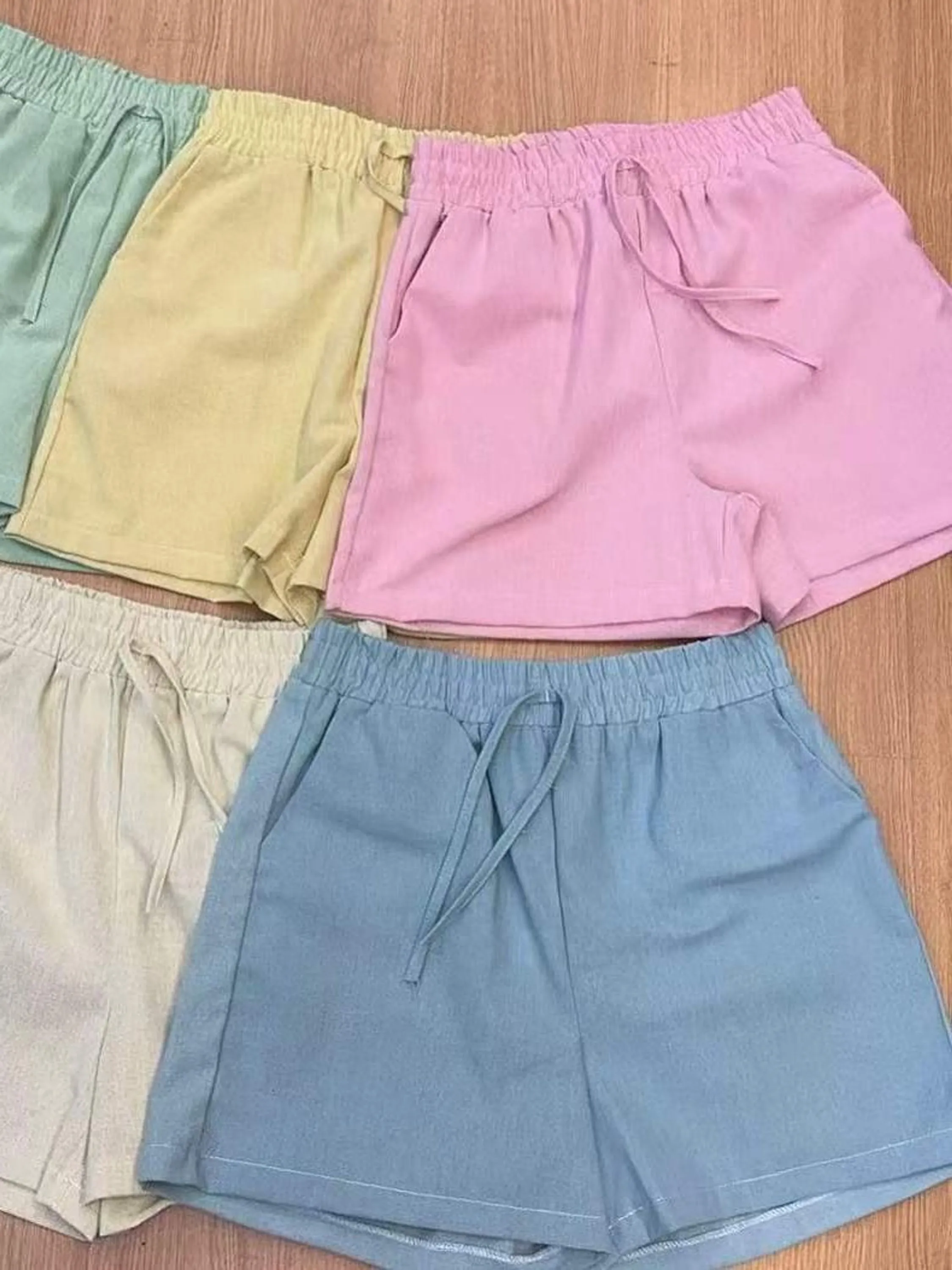 Shorts linho básico