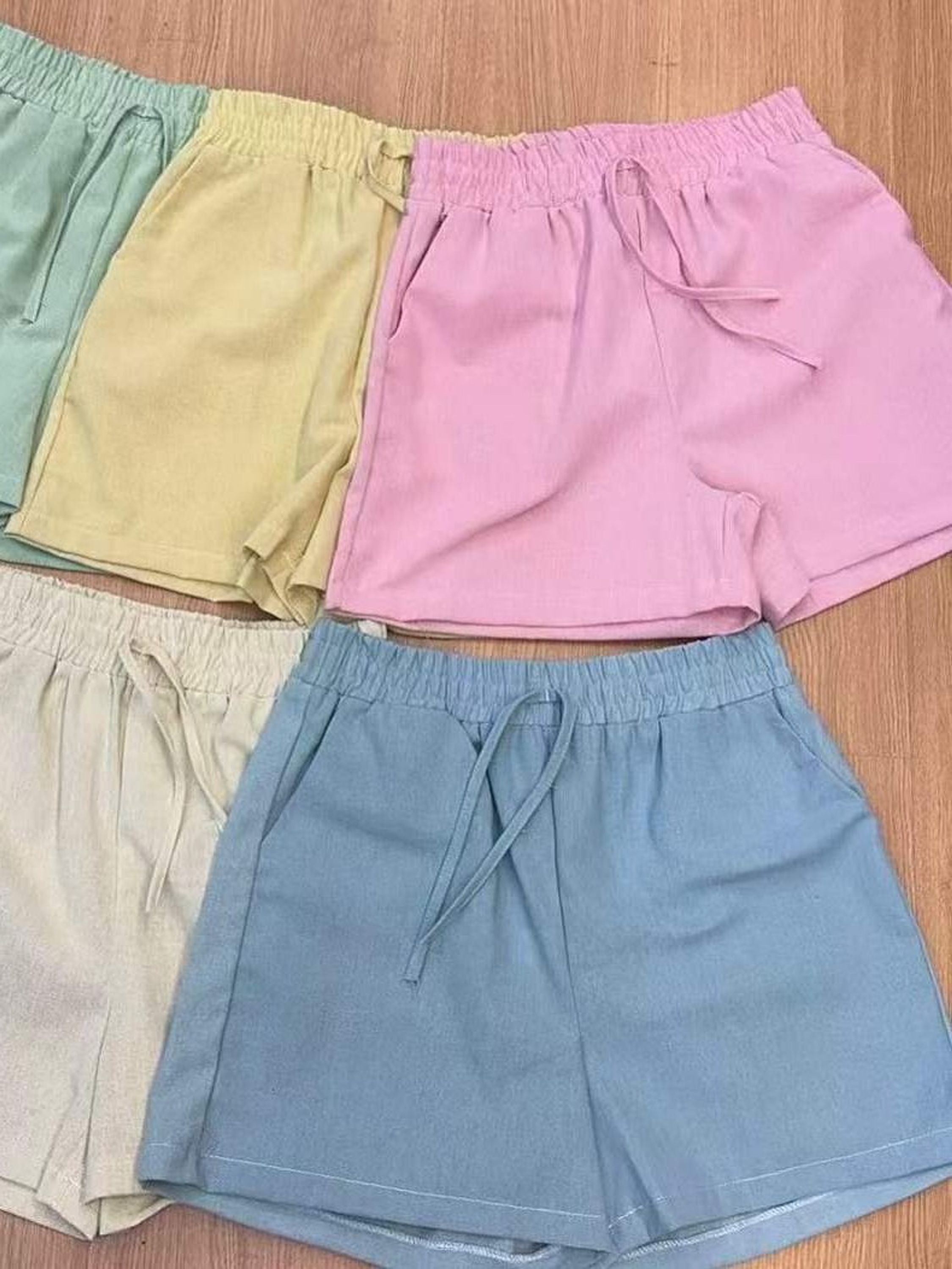 Shorts linho básico