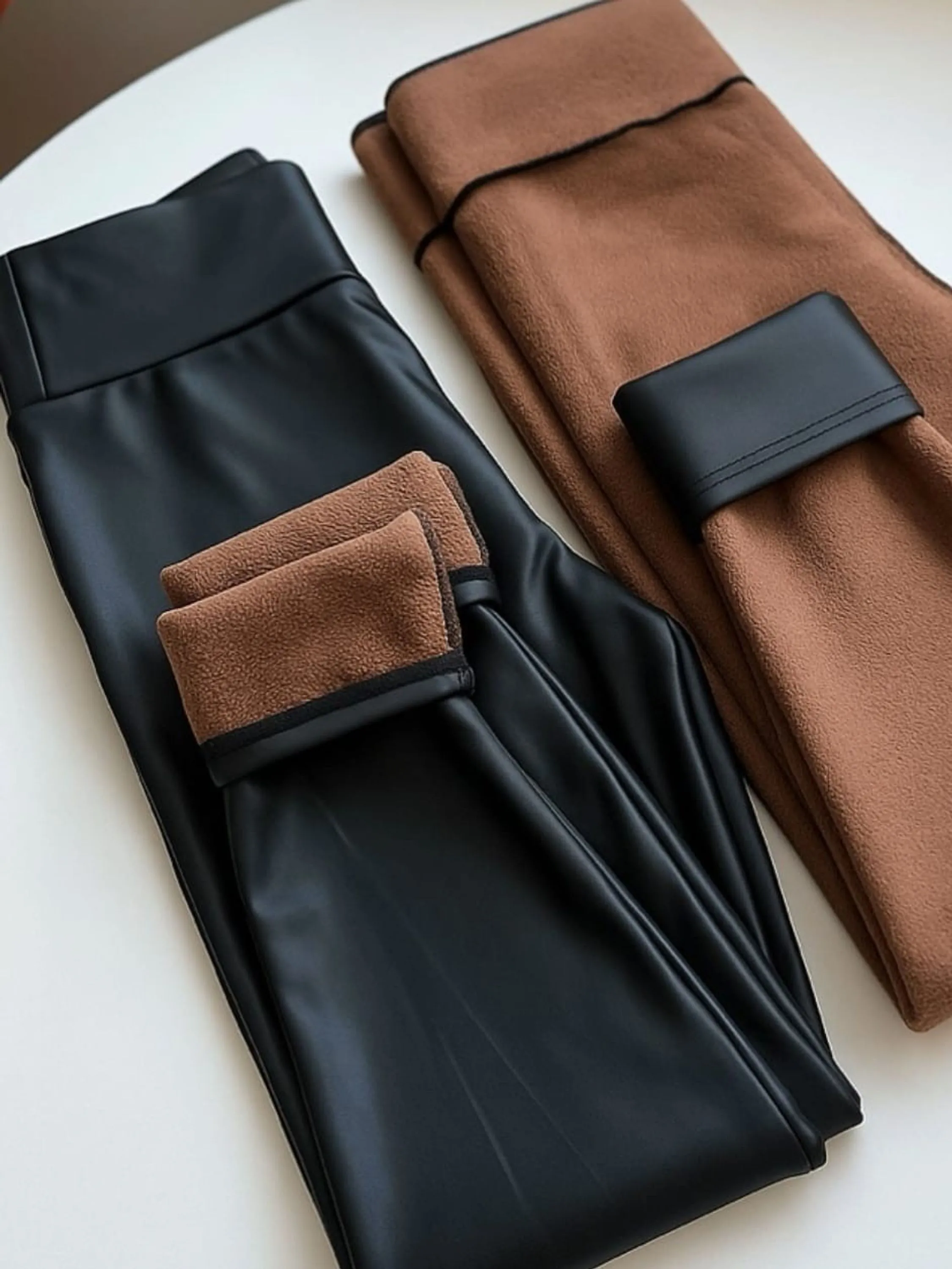 Calça legging pu termica