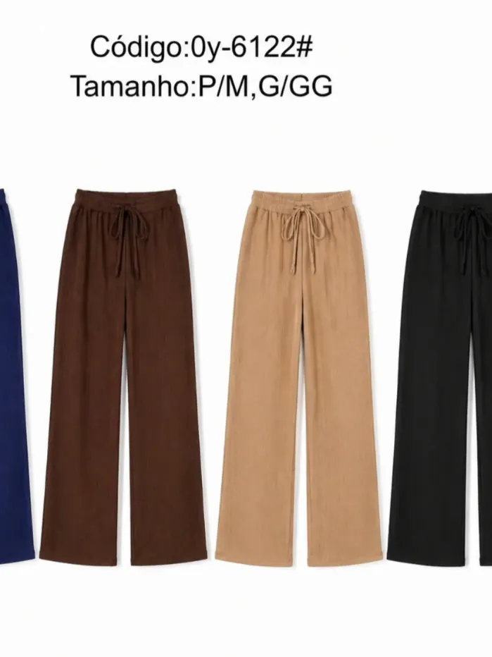 Calça Pantalona Modal P/M G/GG 0y-6122