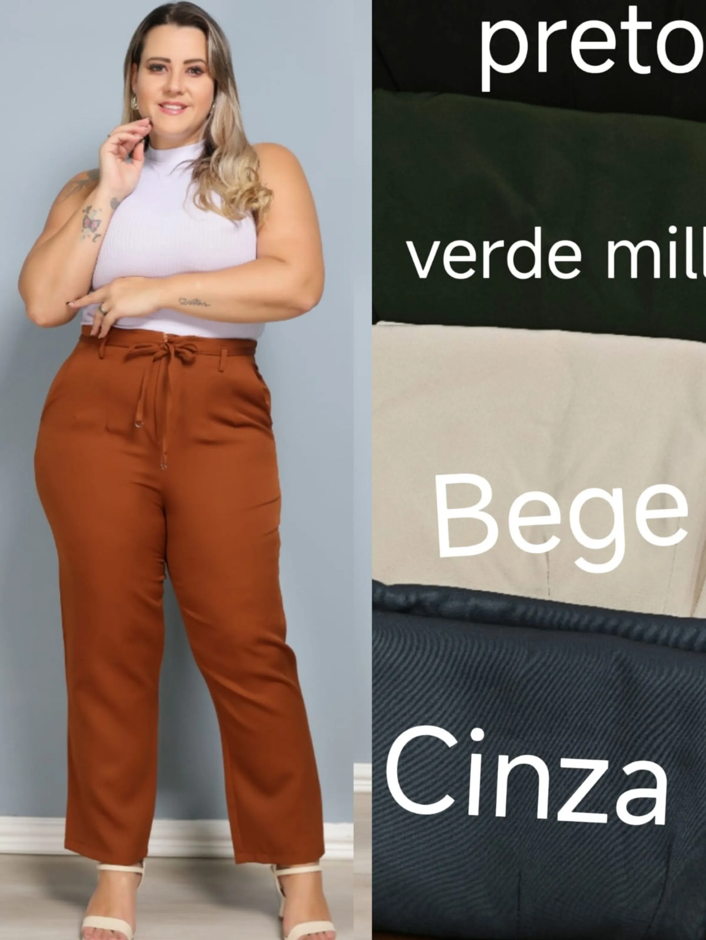 PROMOÇÃO CALÇA COM CINTO