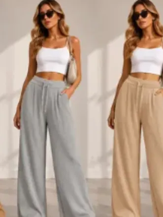 Calça Pantalona Modal Soltinha Y6659
