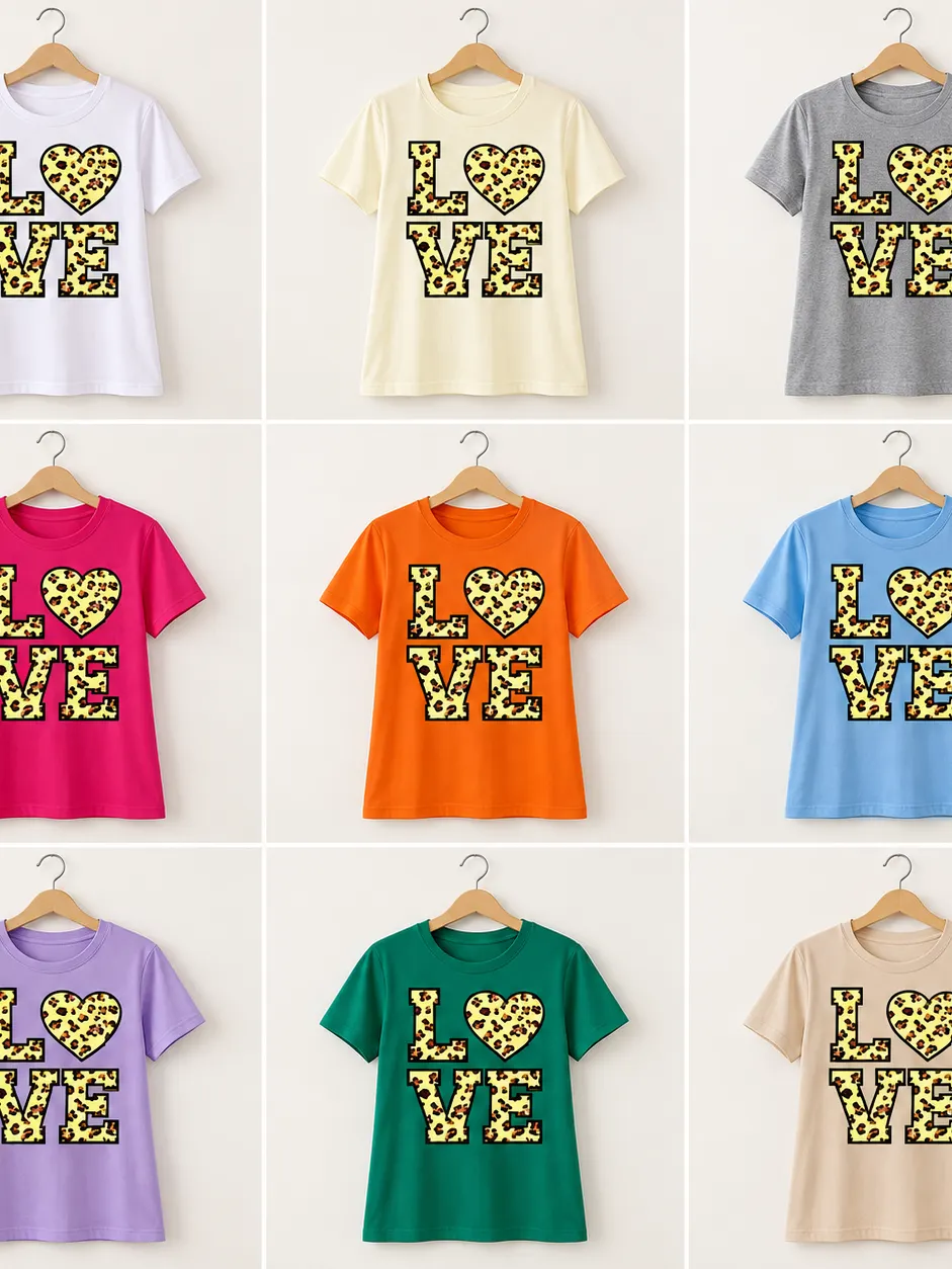 Tshirt Love Grande Onça Viscolaycra Unico Veste 36-42