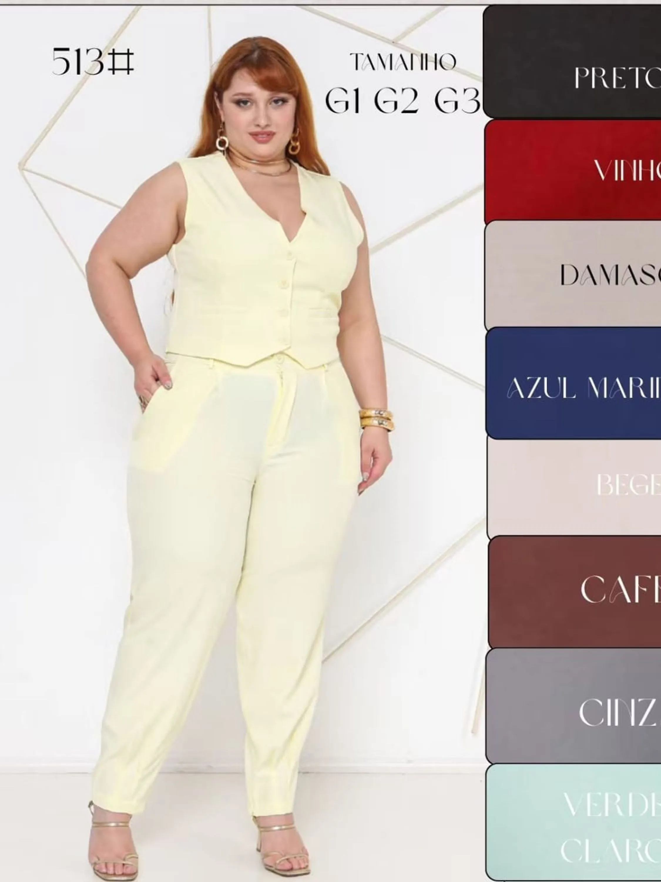 Conjunto Twil plus size - feminino #513