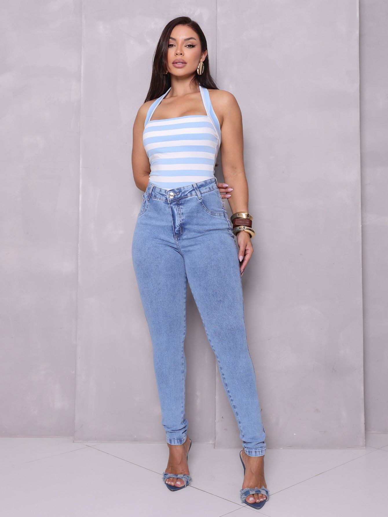 Calça Jeans Feminina com Elastano Premium Modeladora 2339