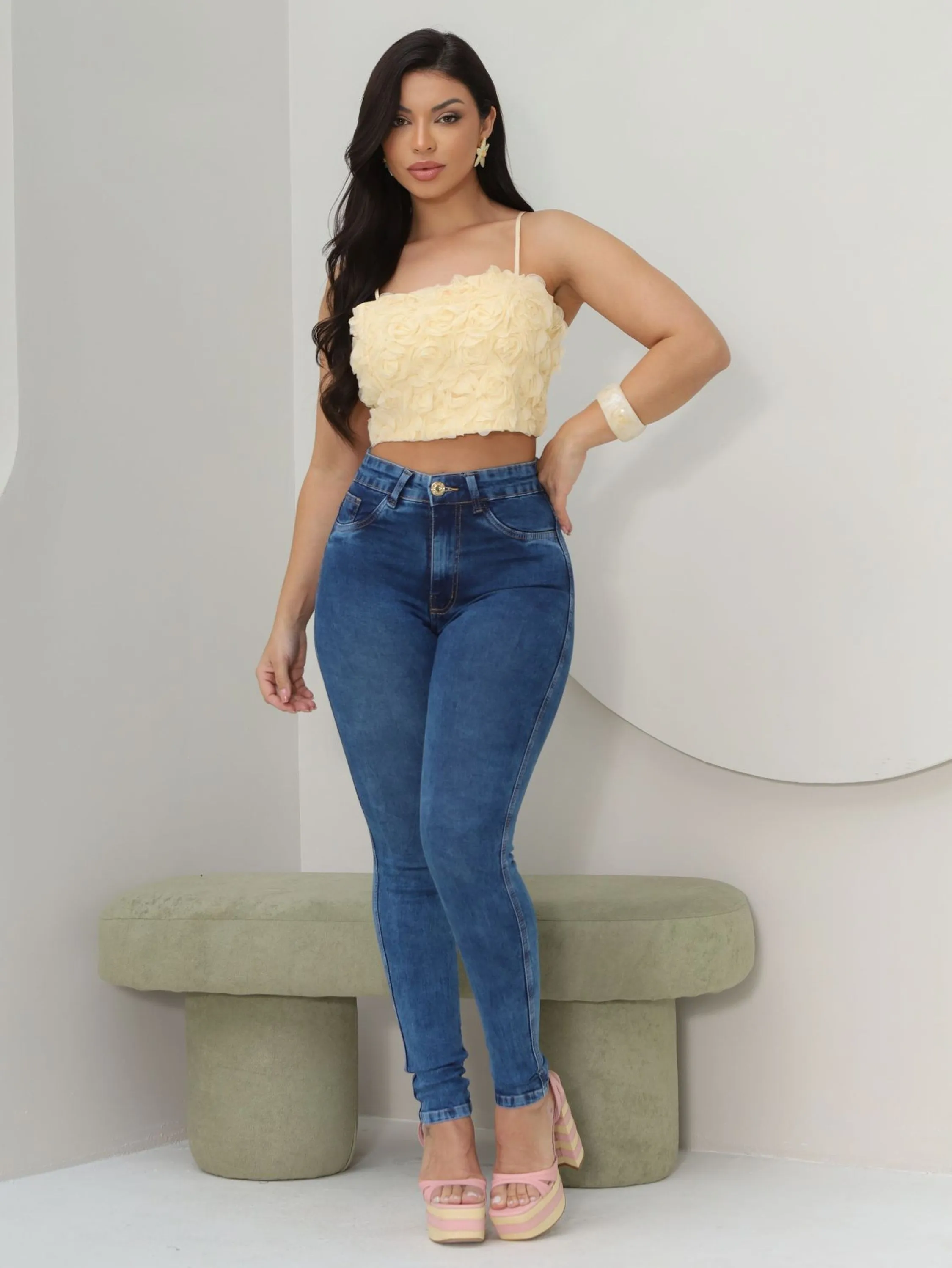Calça Jeans  Skinny Com Elastano Premium 2274