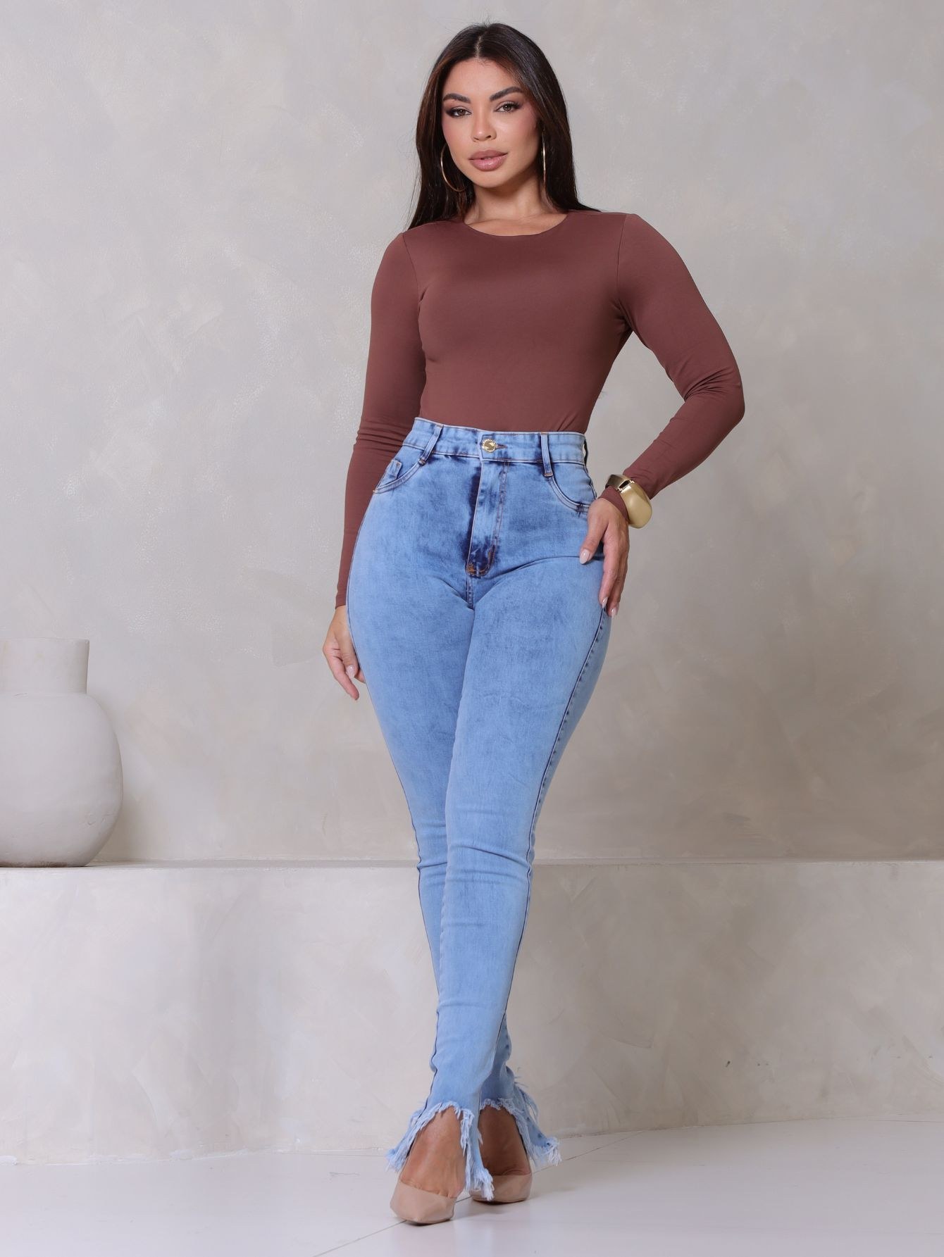 Calça Jeans  Skinny Com Elastano Premium 2302