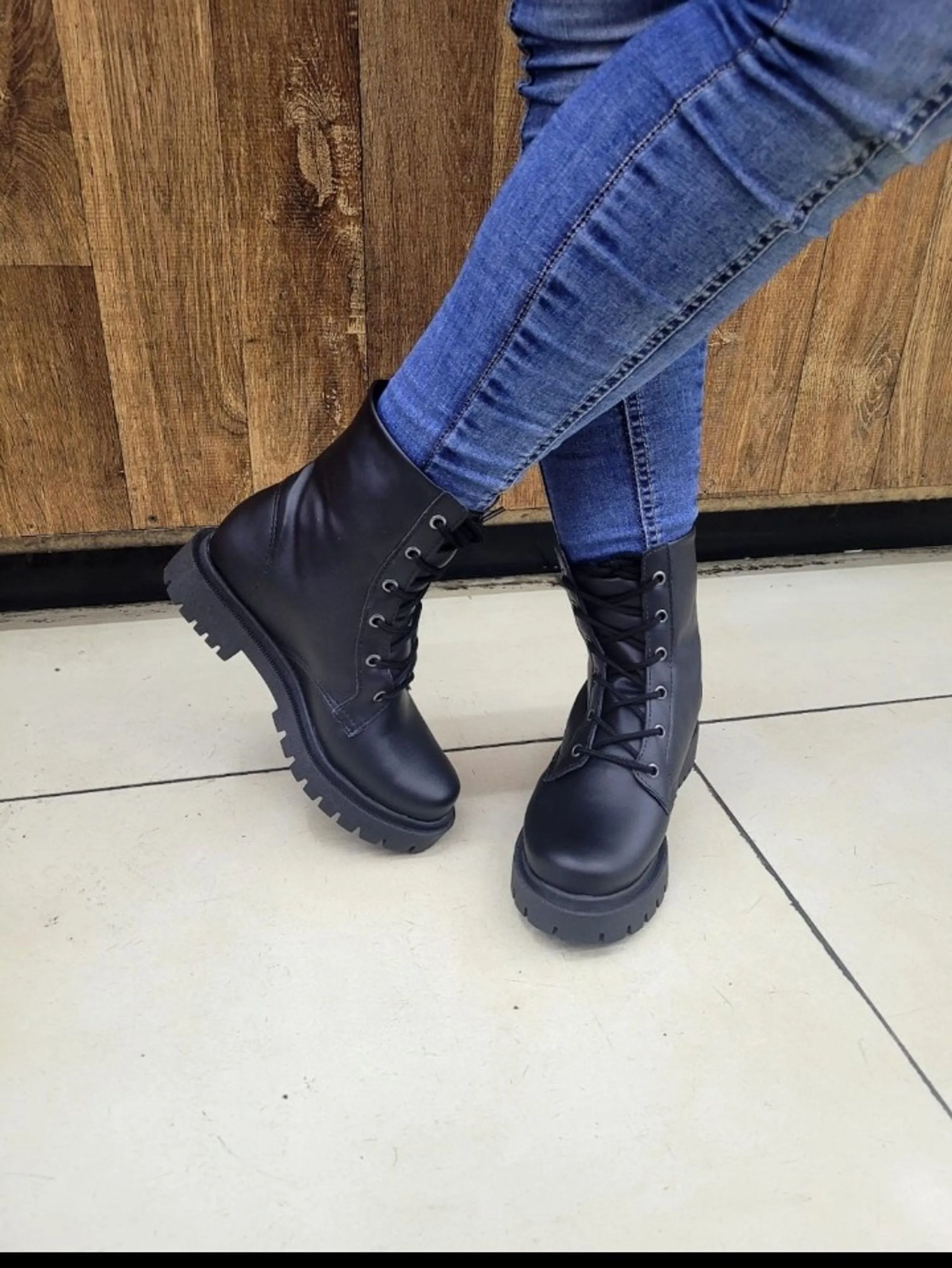 Botas coturno militar preto