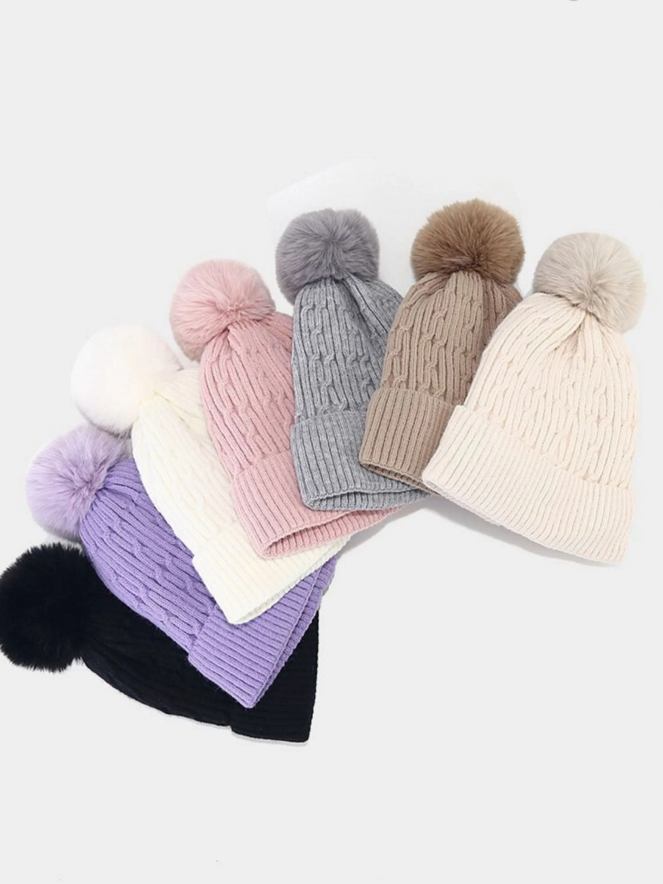 Gorro Grosso de adulto fenminino inverno