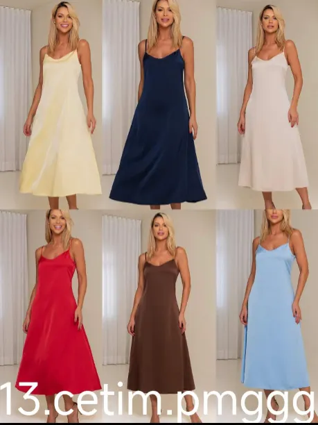 Vestido Cetim P M G GG XY-5513