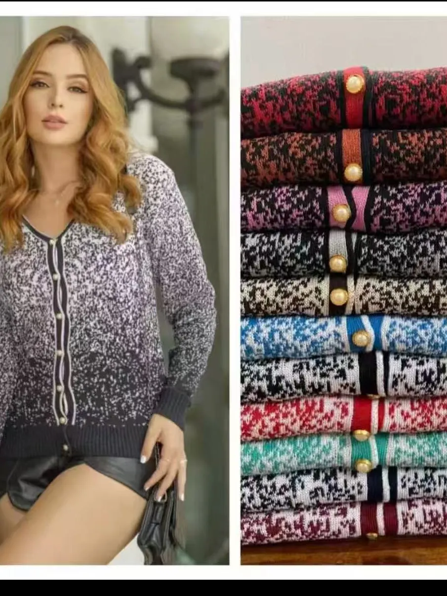Cardigan de Tricot Feminino Inverno