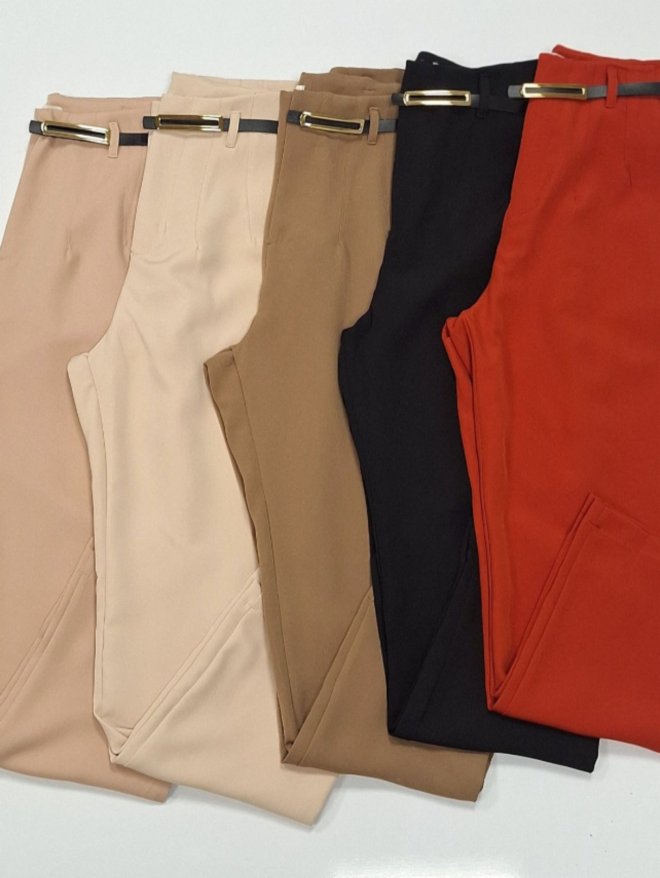 Calça Reta Alfaiataria com Cinto FF-CAL-043-XY-465-1