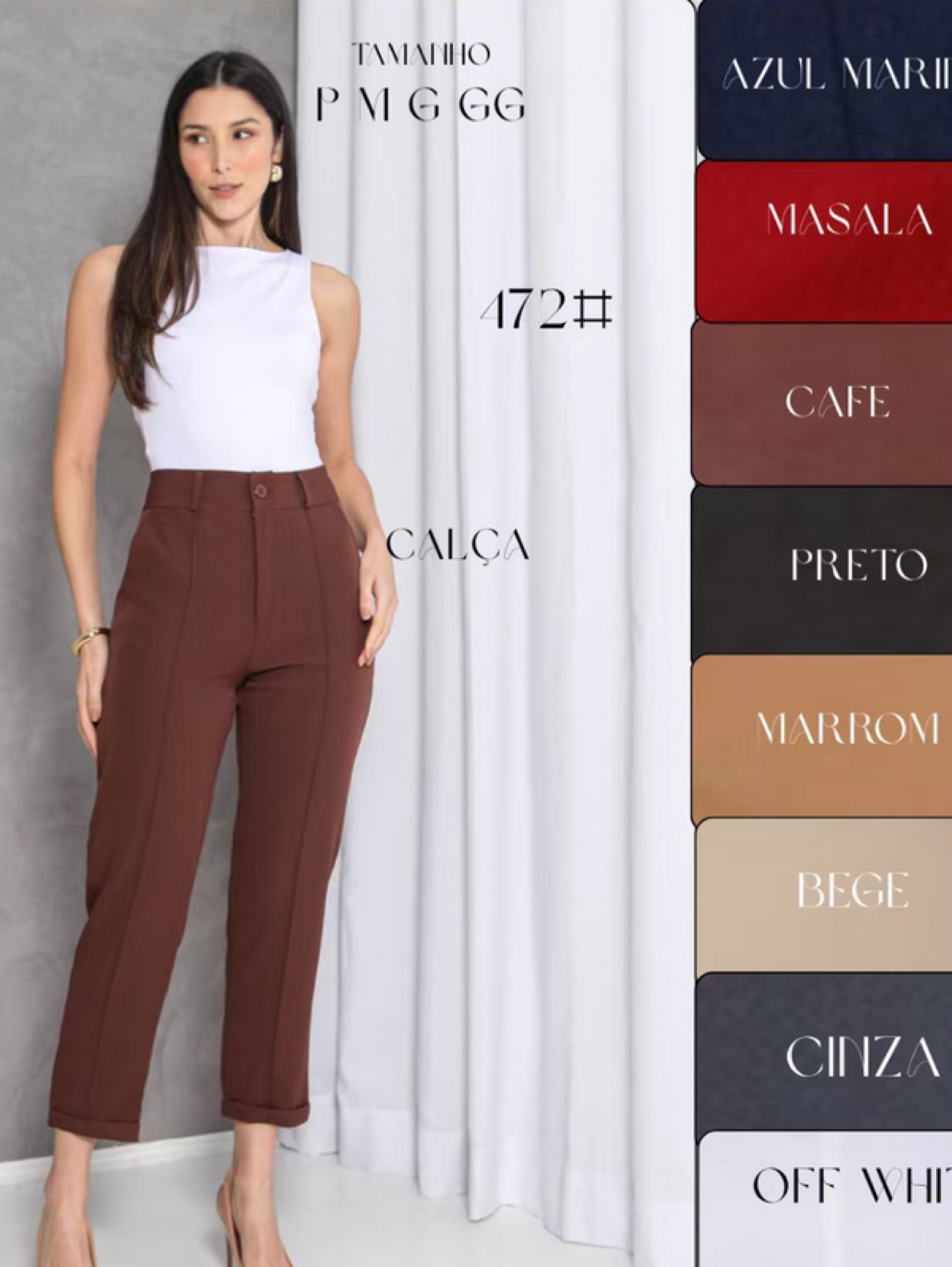 Calça Listrada Alfaiataria Premium FF-CAL-007-CSS-472