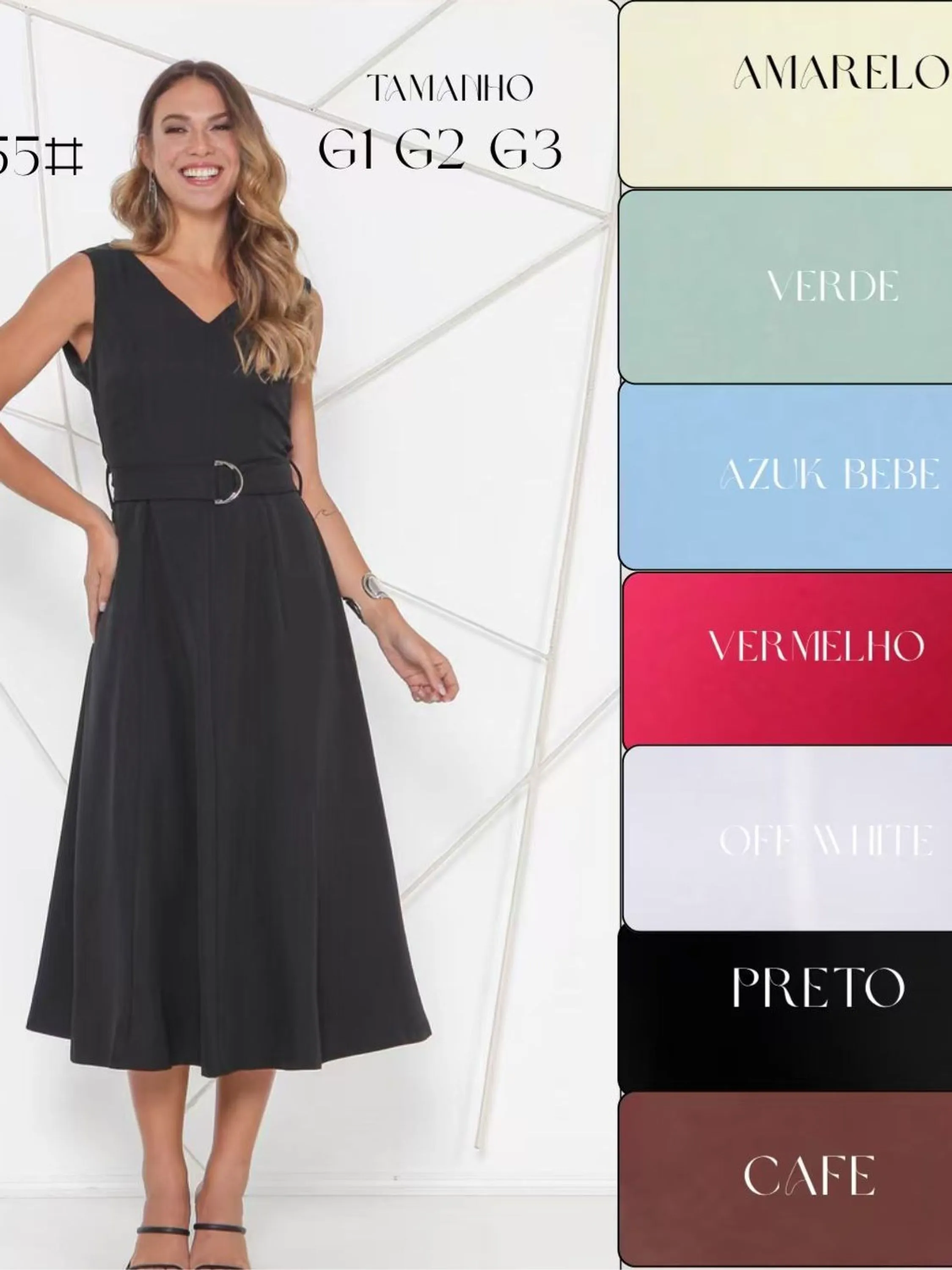 Vestido Alfaiataria Plusize 555