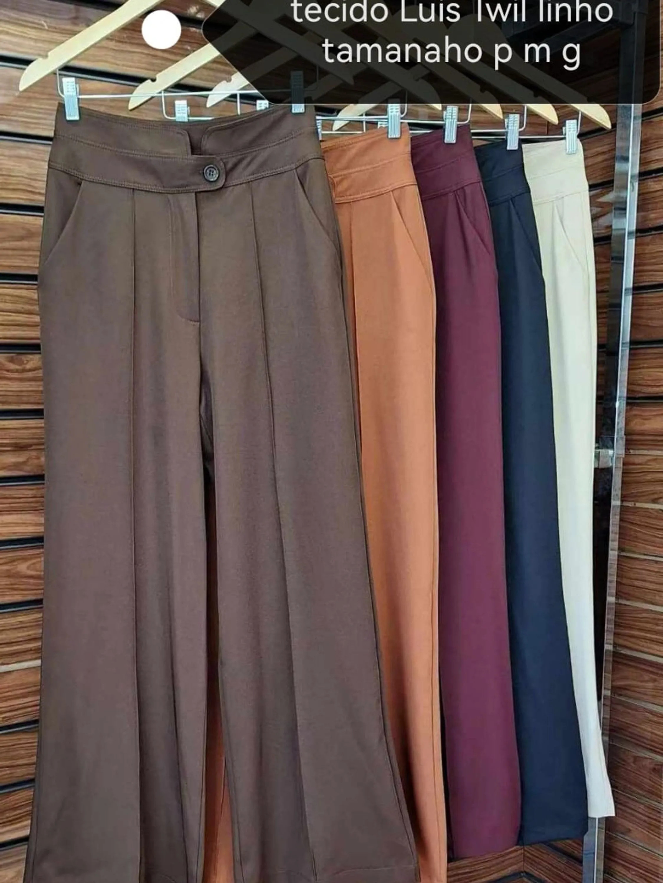 Calça pantalona Luís Twil