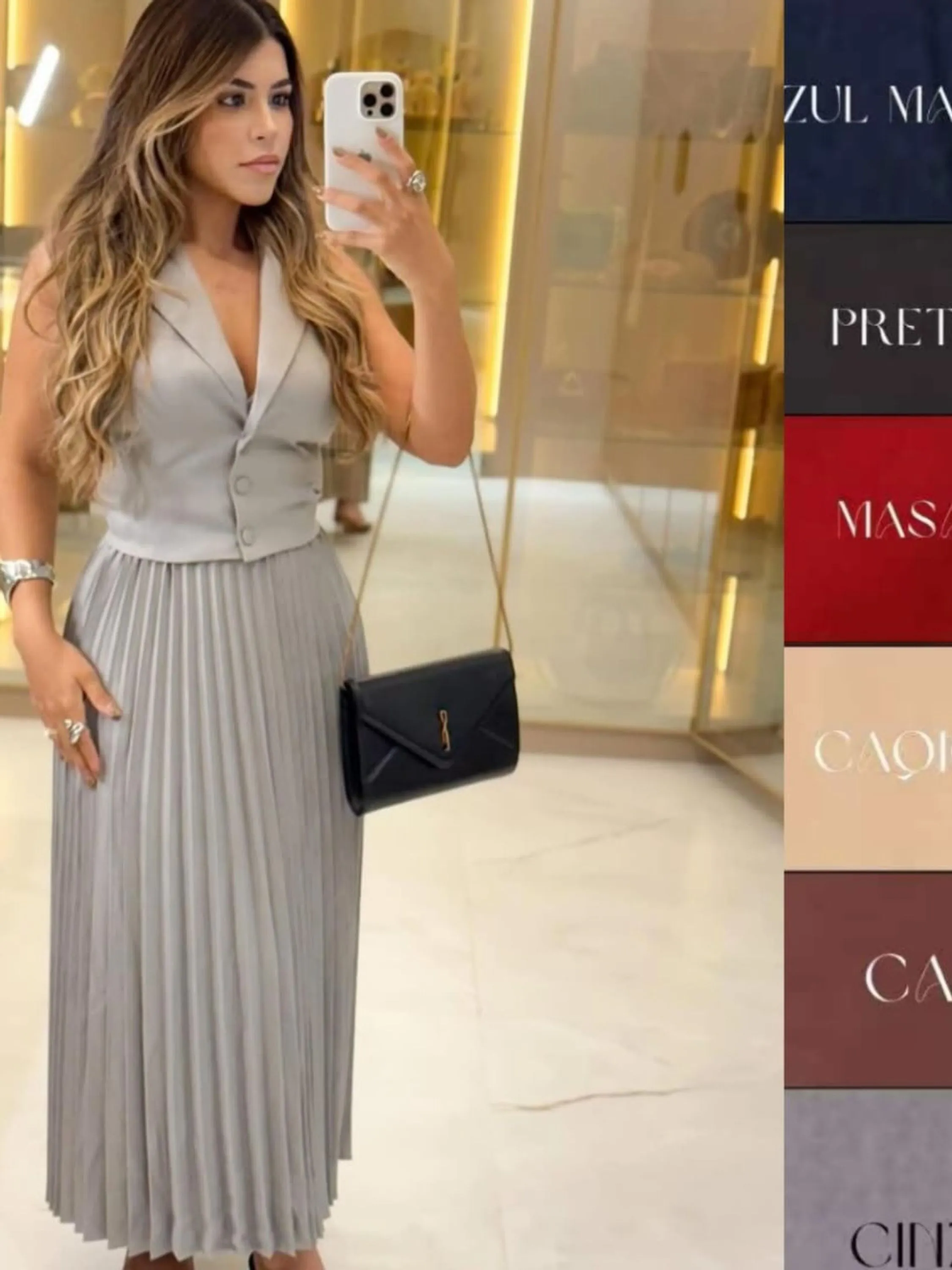Conjunto Twil Colete e saía Plus