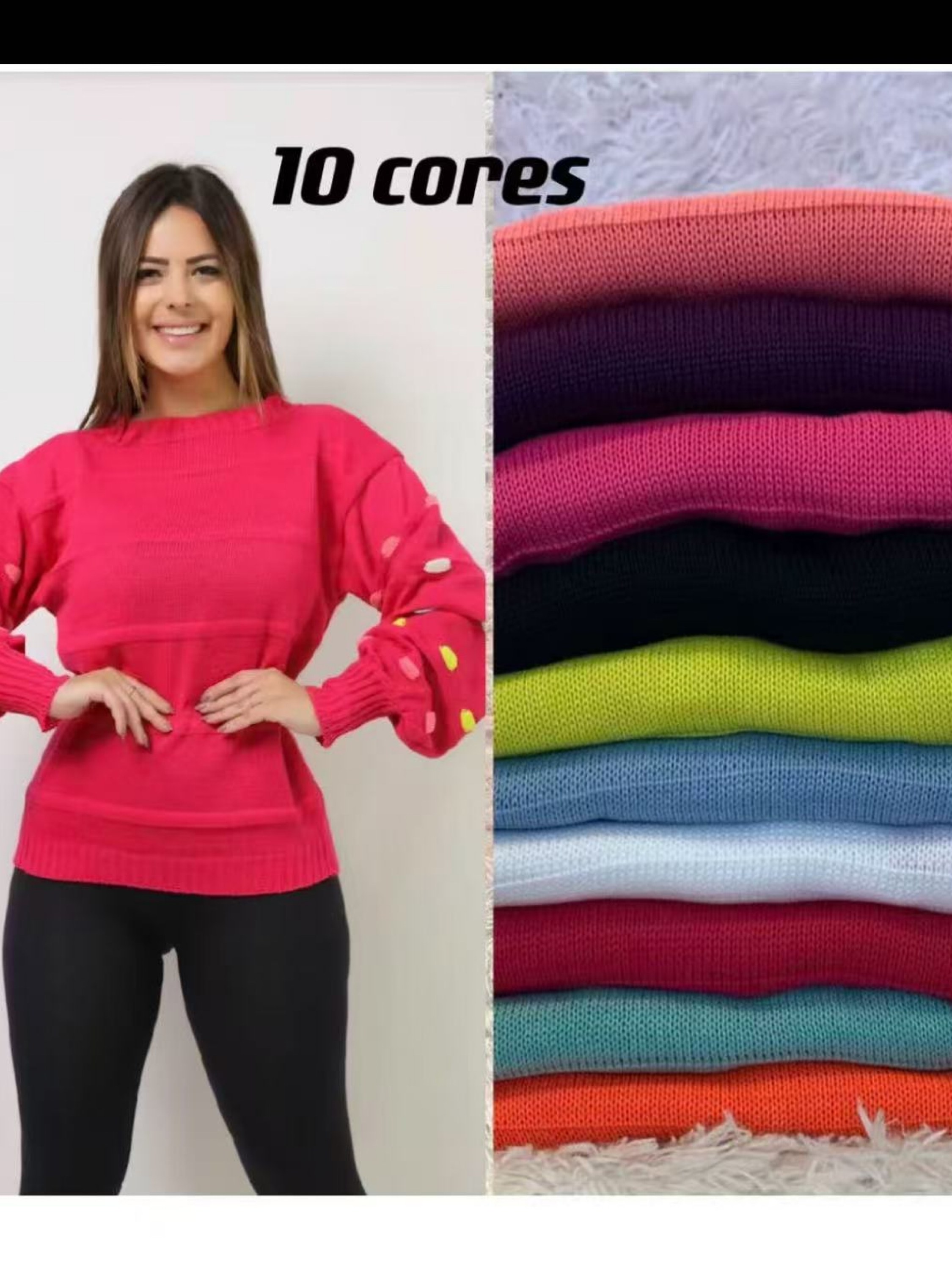 Suéter Trança Manga Inverno TOPTOP-03