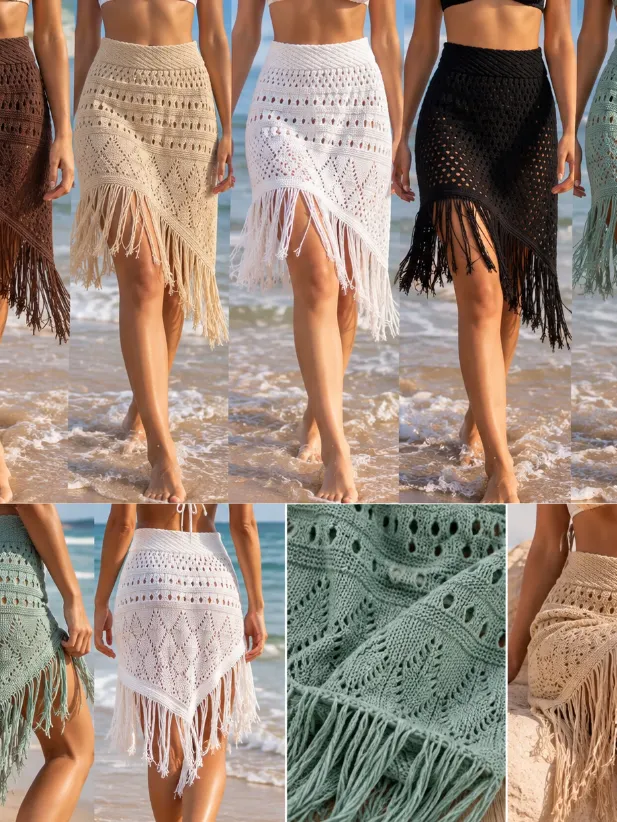 Saída de Praia sp-007 - Saia Tamanho Único Veste 36-44