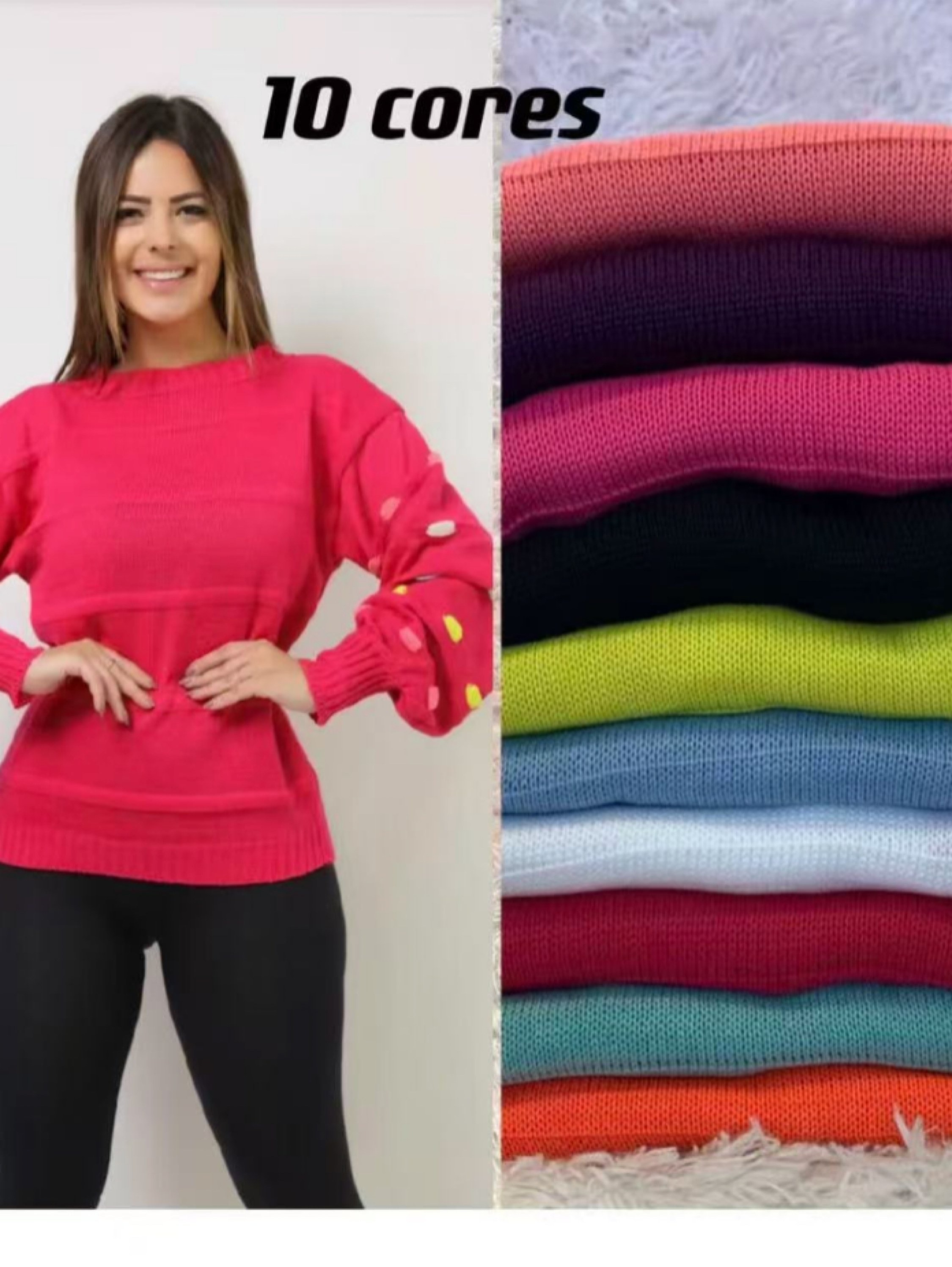 Suéter Trança Feminino Inverno