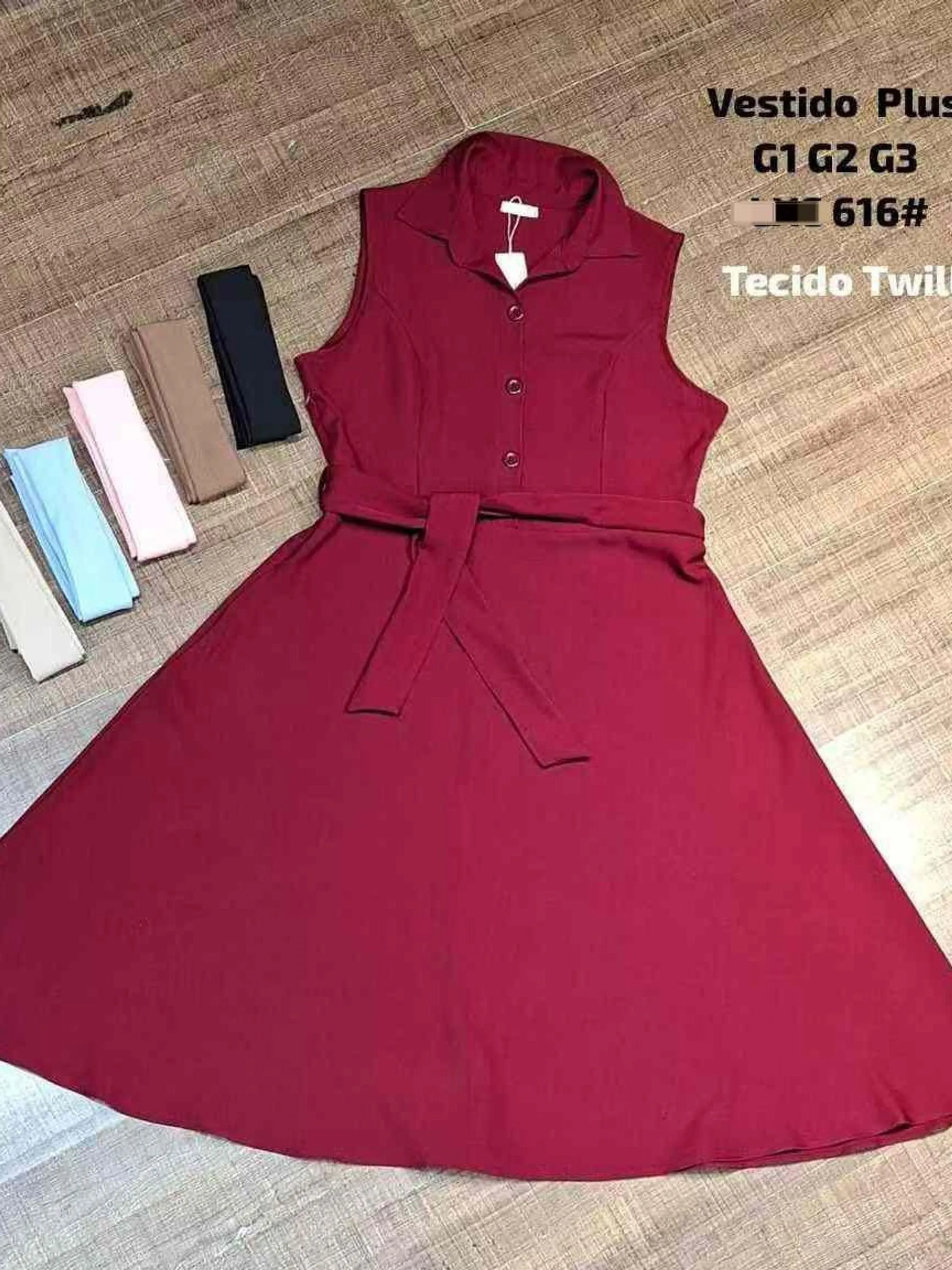 Vestido Luís Twil Plus