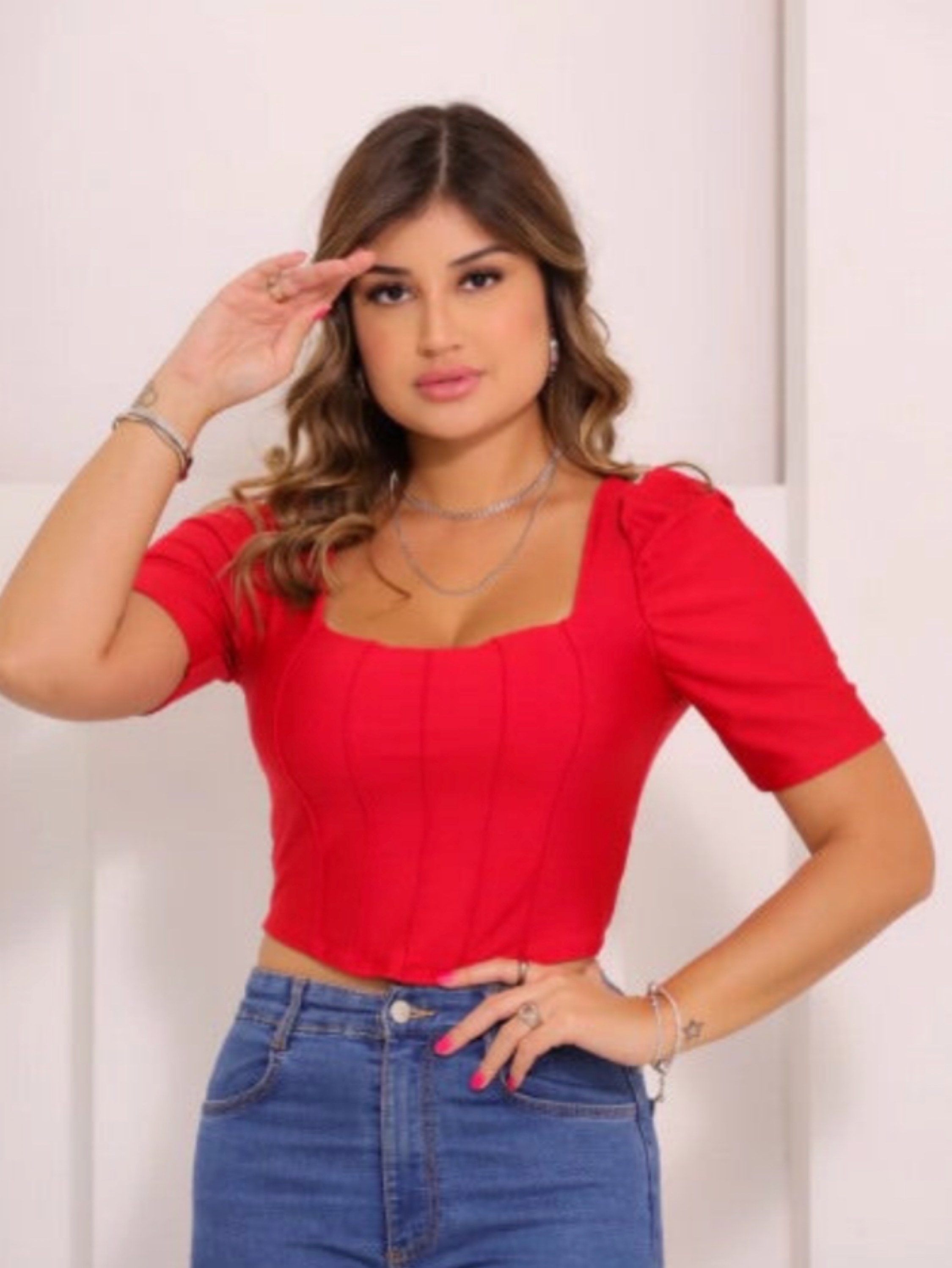 Cropped Suplex Meio Listra FF-CROP-008