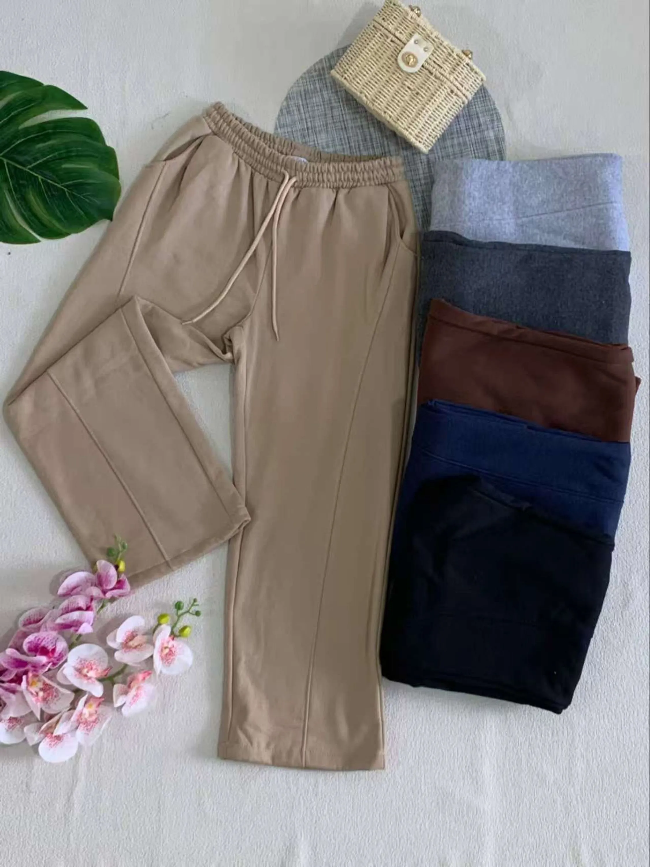 Calça Moletom Flaneada Plusize