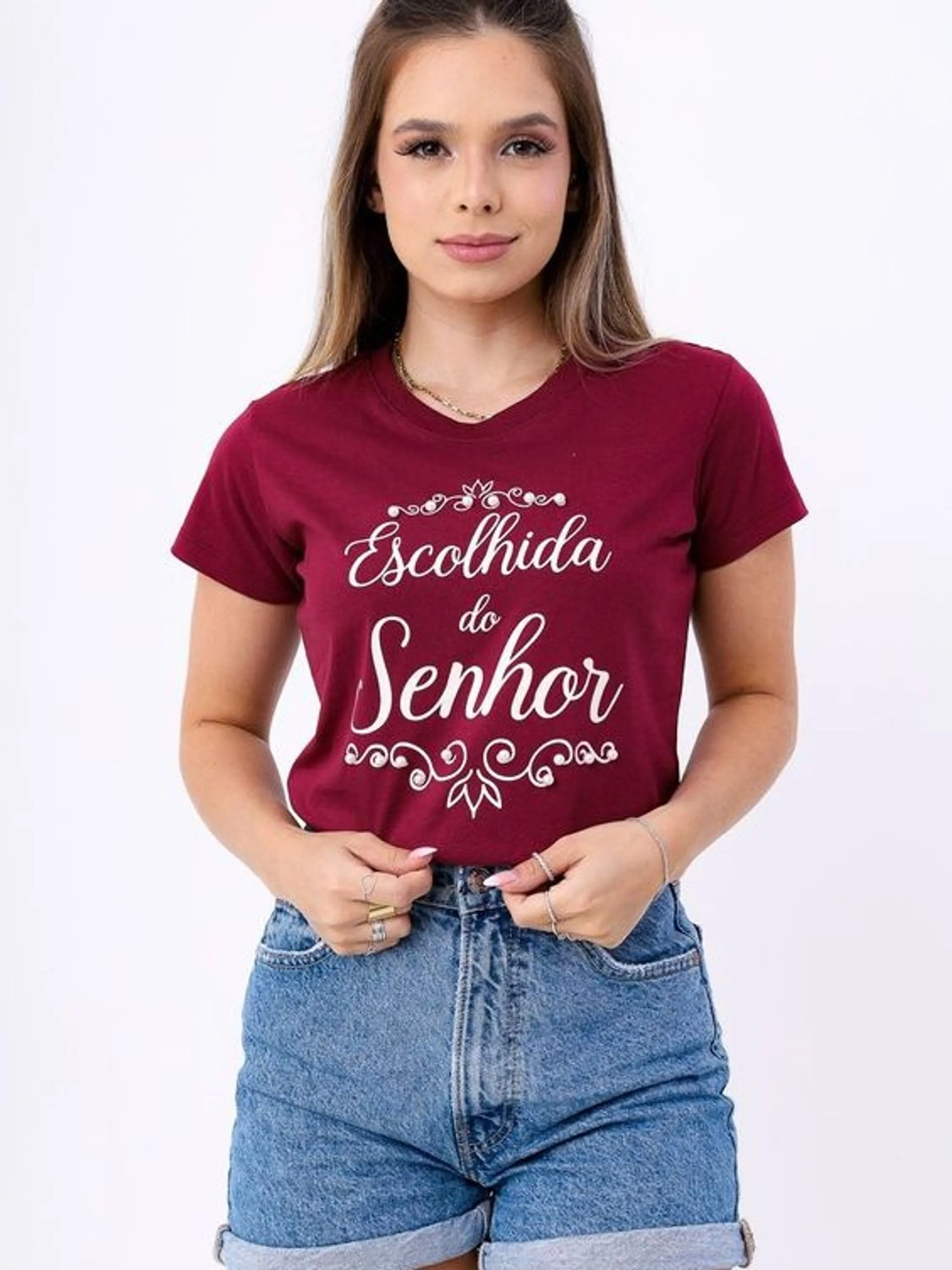 PROMOÇÃO T-shirt Escolhida do Senhor