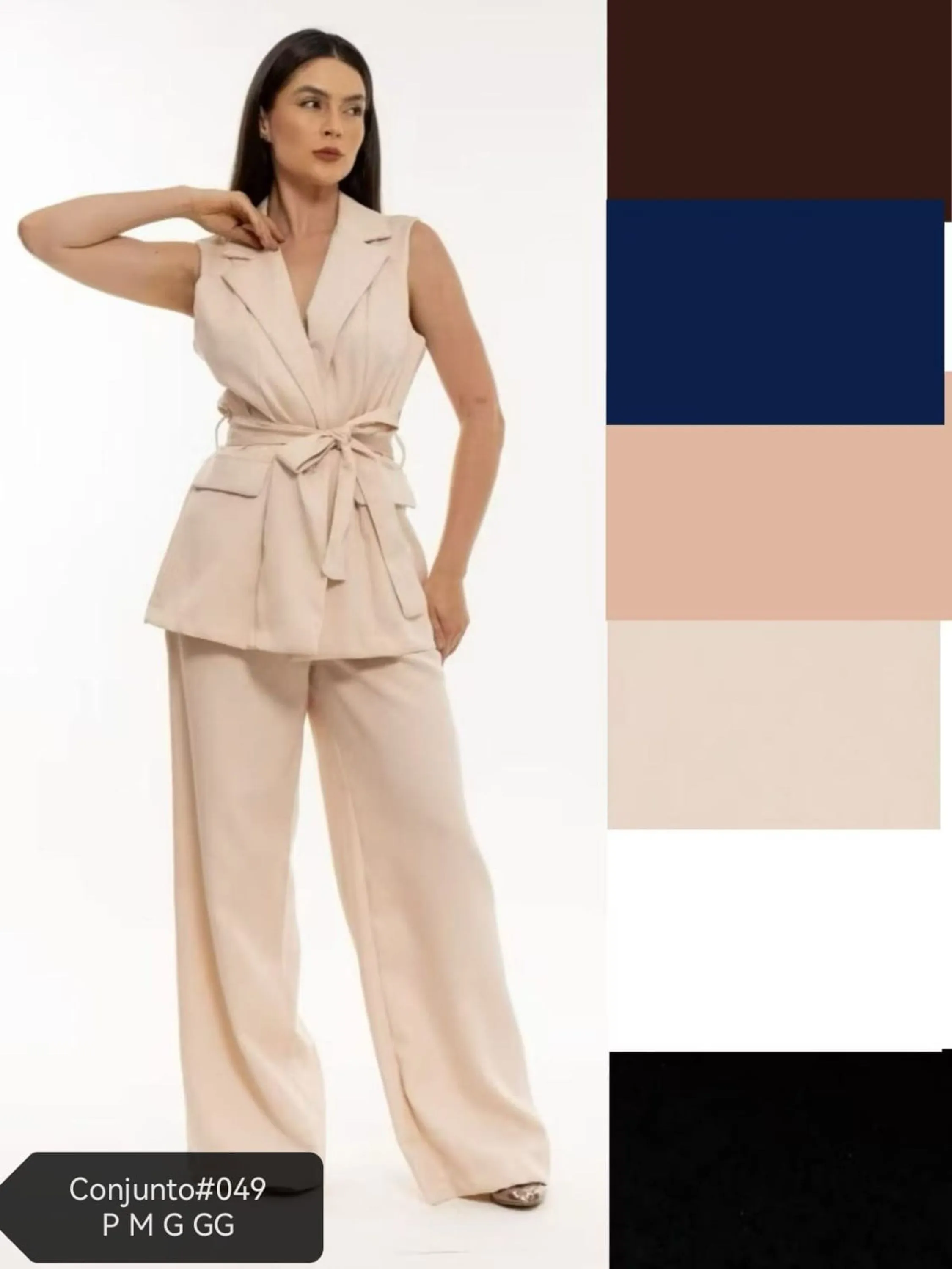Conjunto Alfaiataria Pantalona e colete