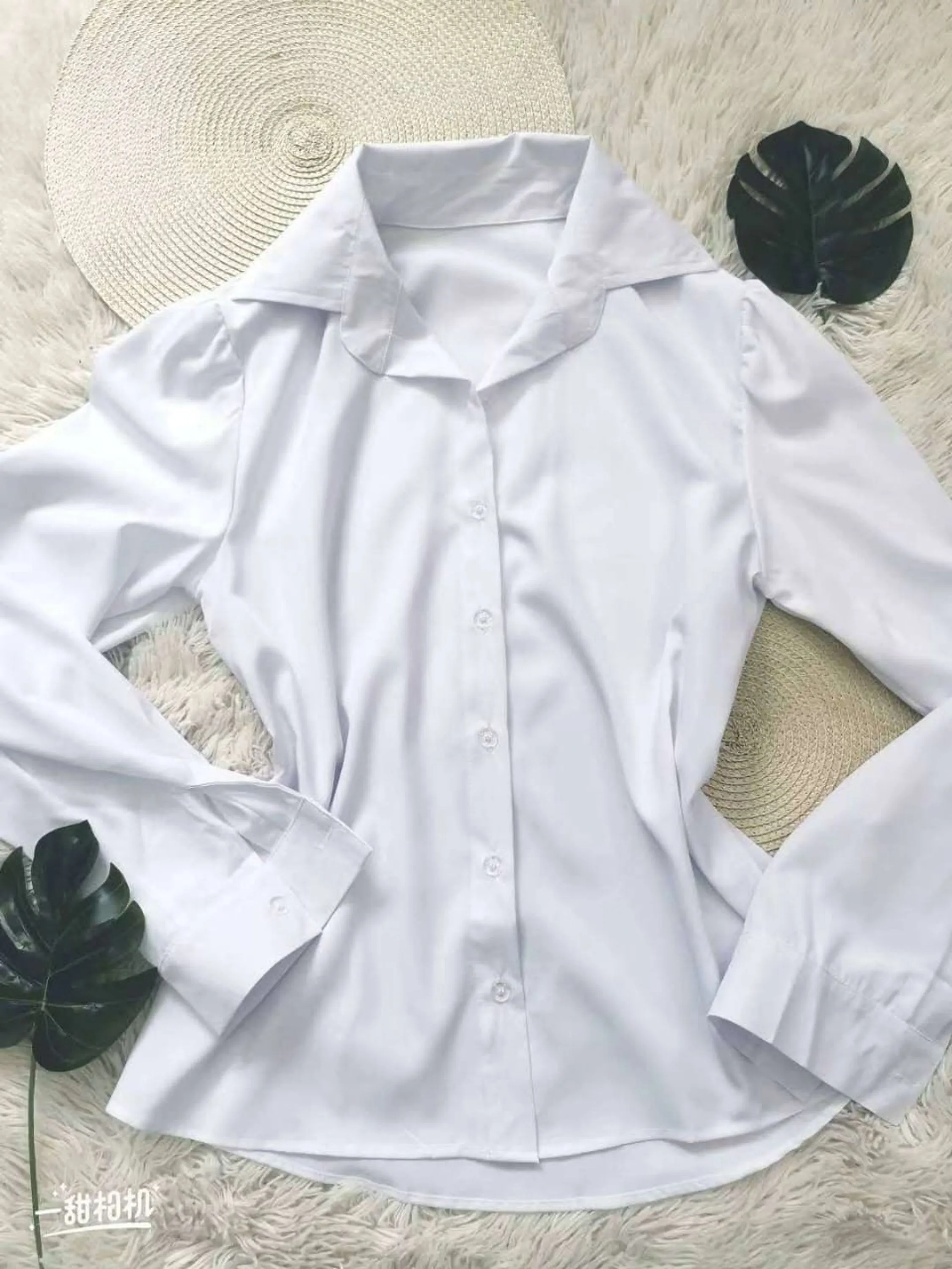 Camisa Branca Crepinho