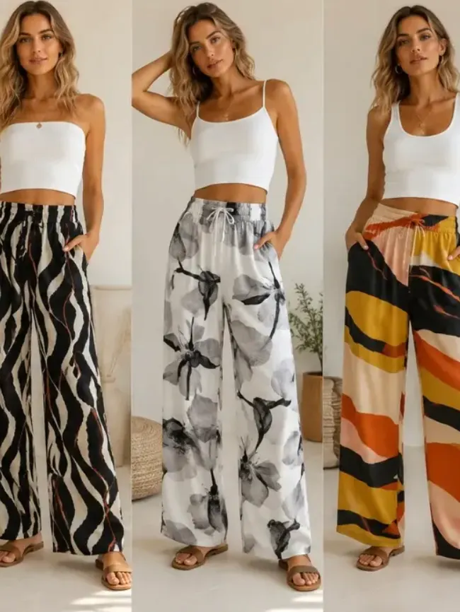 Calça Viscolaycra Com Bolso M G GG