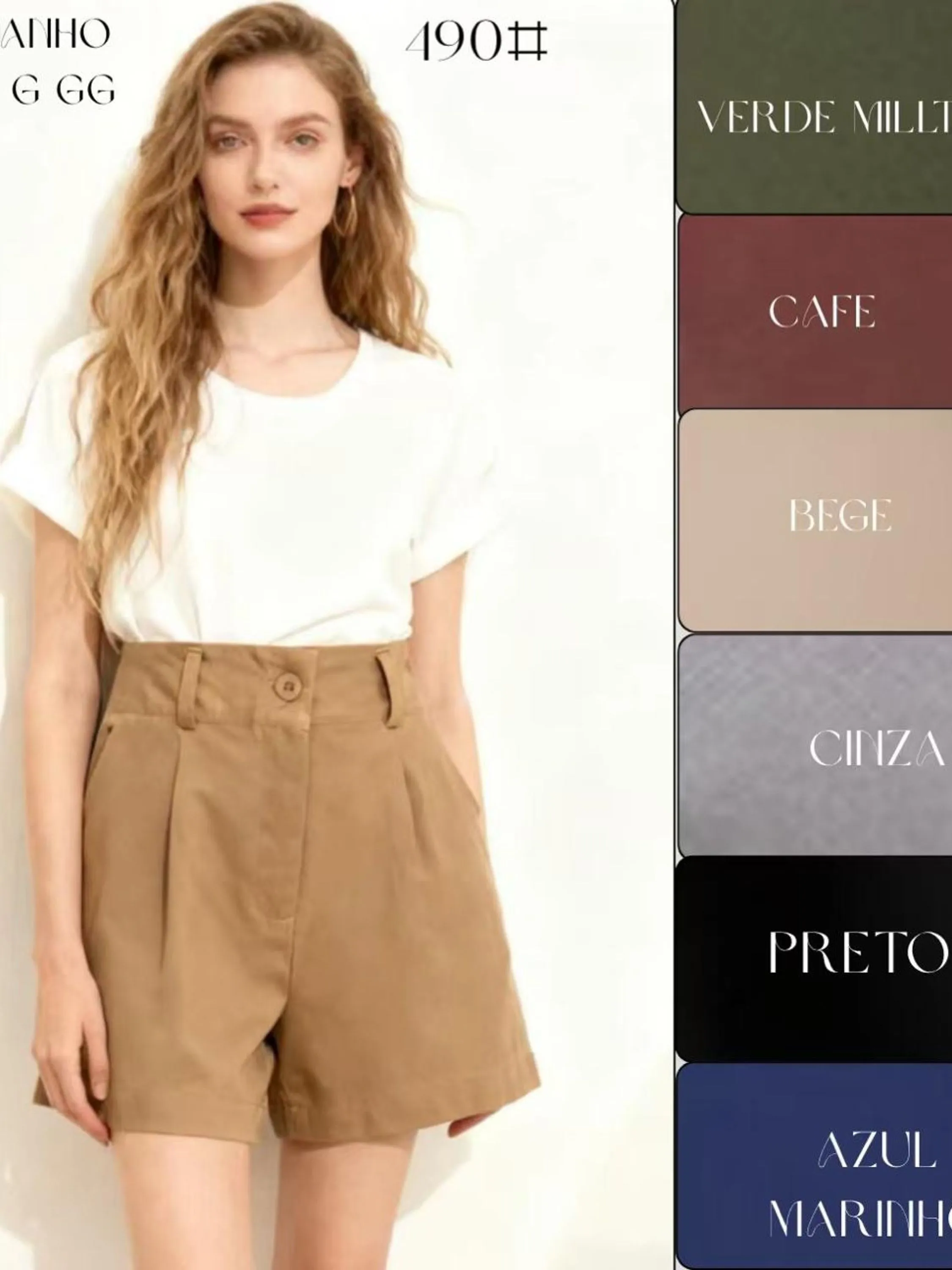 Shorts Alfaiataria Básico