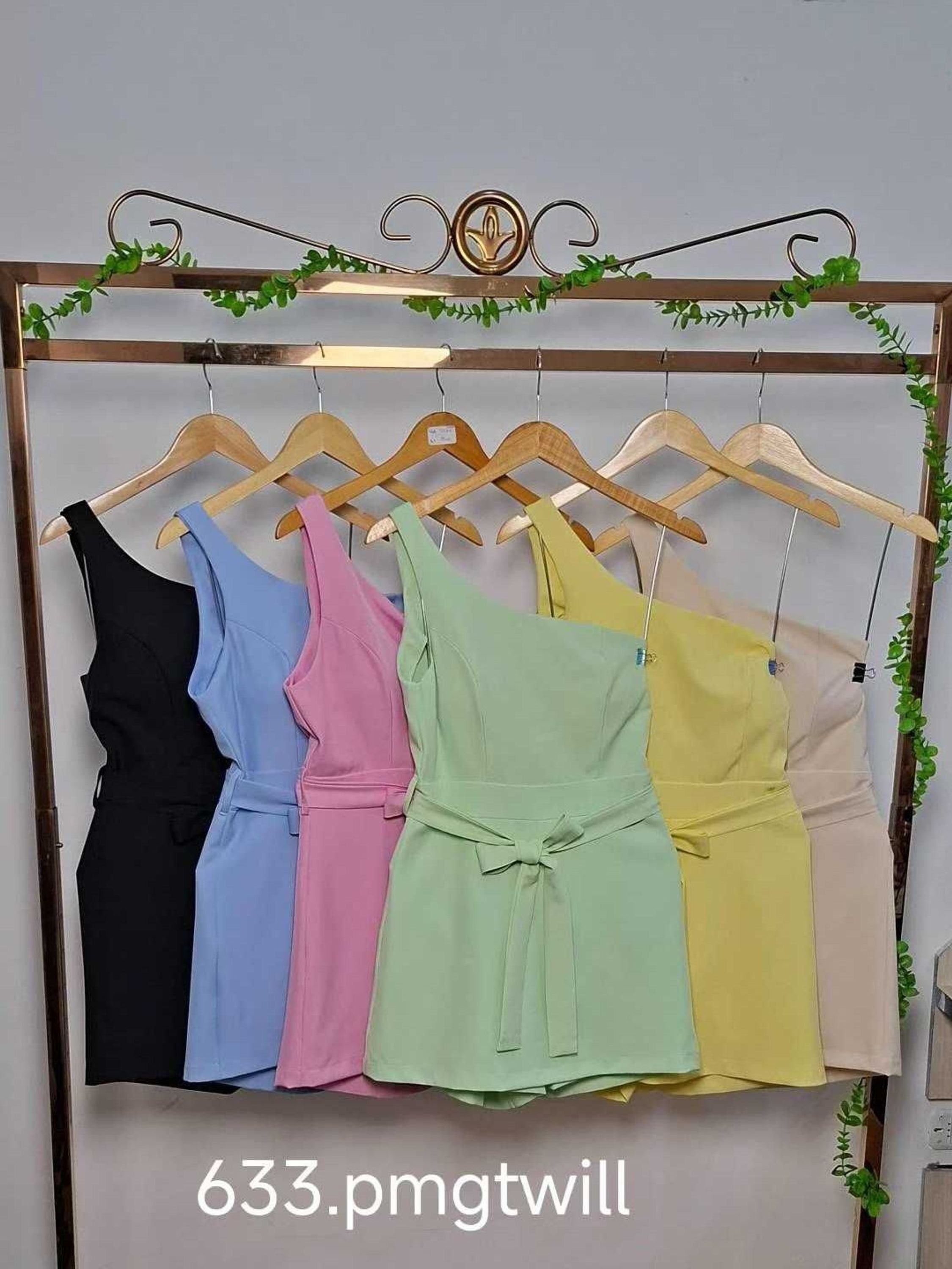 Macaquinho feminino tecido Twil