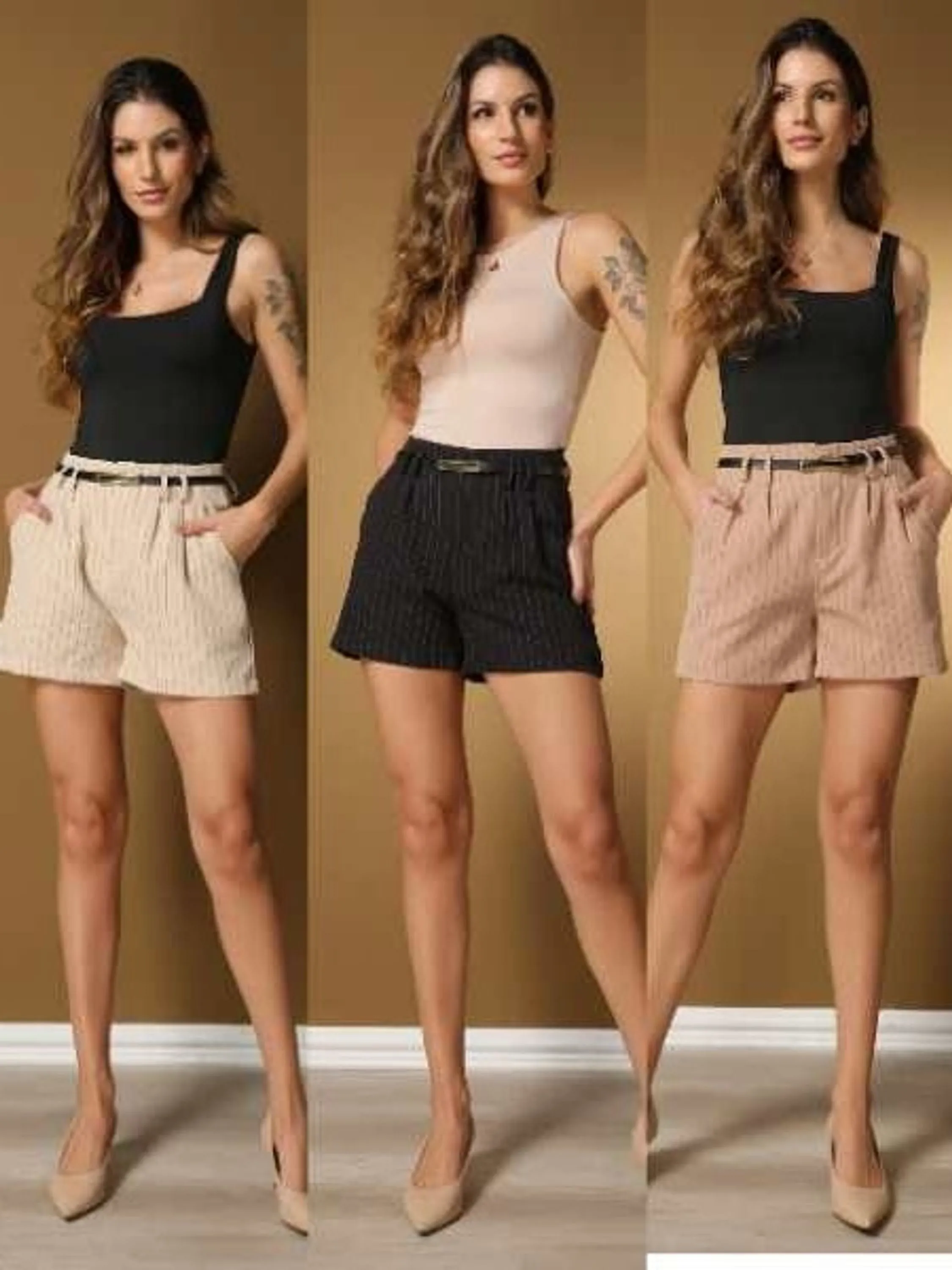 Shorts Alfaiataria Feminino